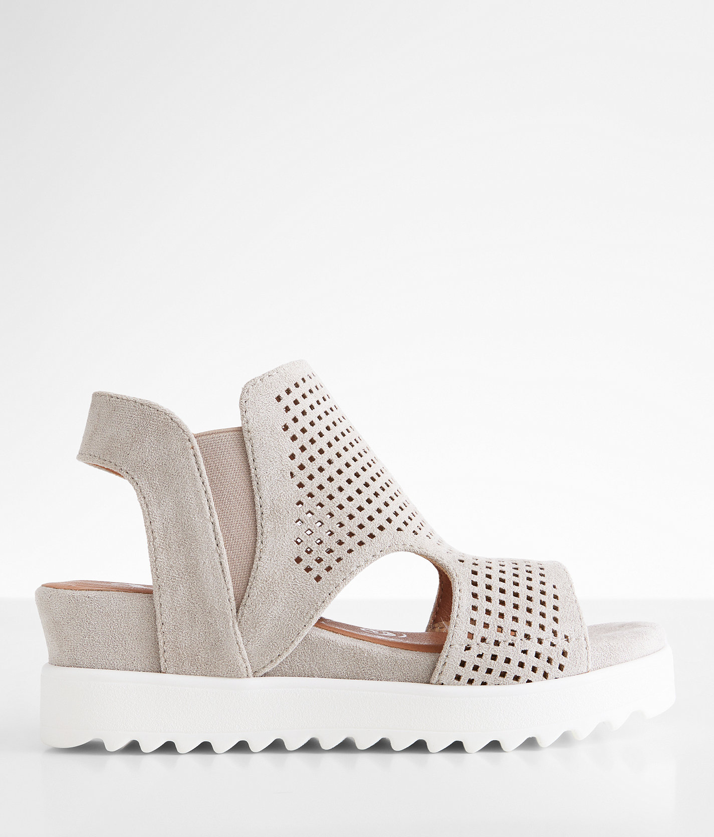 Very G Amy Flatform Sandal - Women's Shoes in Light Grey