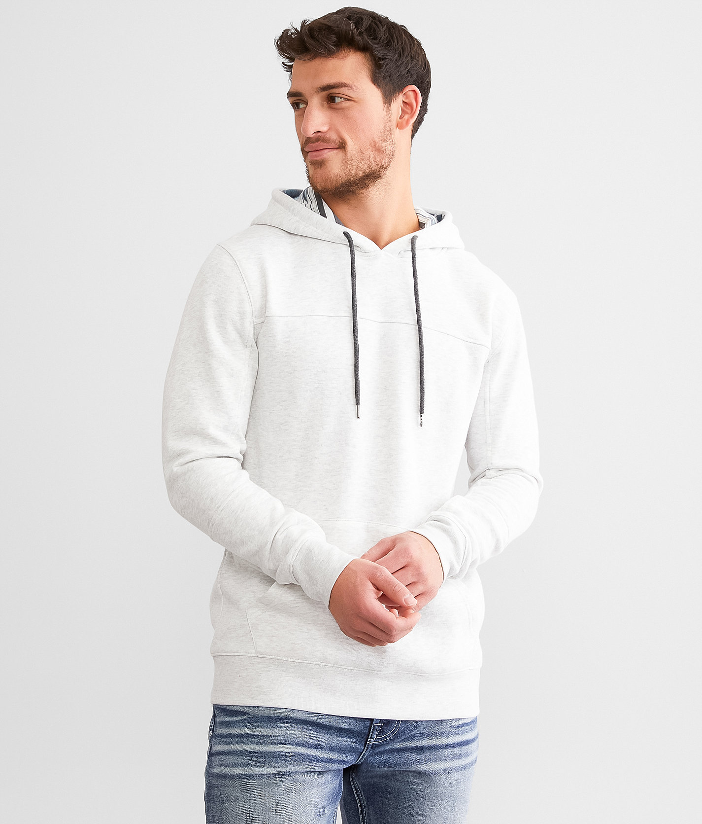 Departwest Cozy Hooded Sweatshirt - Men's Sweatshirts in Oatmeal