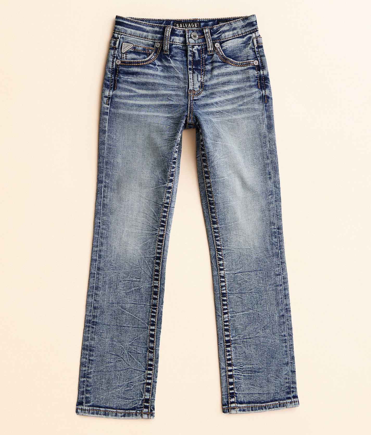 Boys - Salvage Reckless Straight Stretch Jean - Boy's Jeans in Agilisaurus