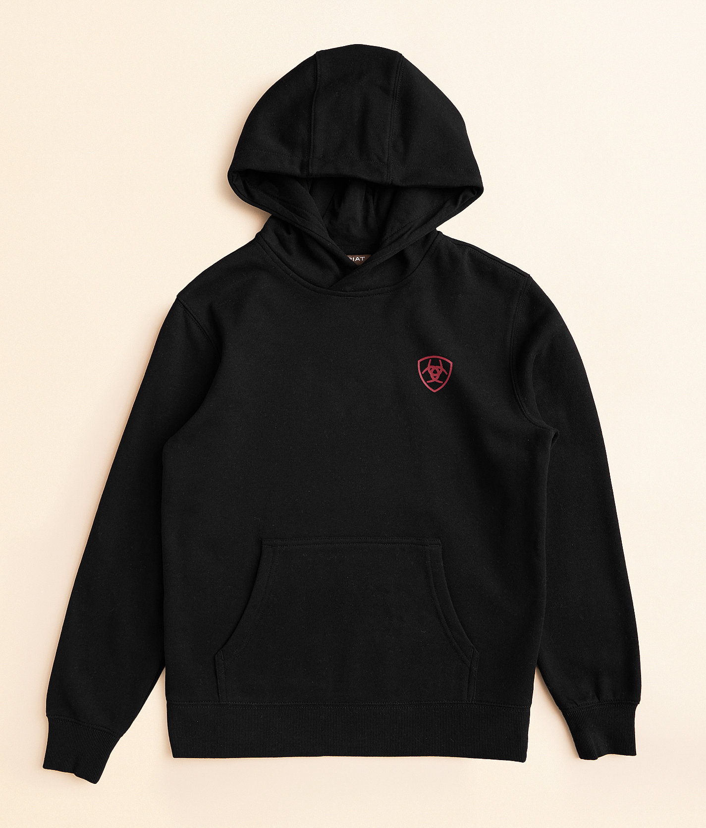 Boys - Ariat Diamond Open Hooded Sweatshirt - Boy's Sweatshirts in Black