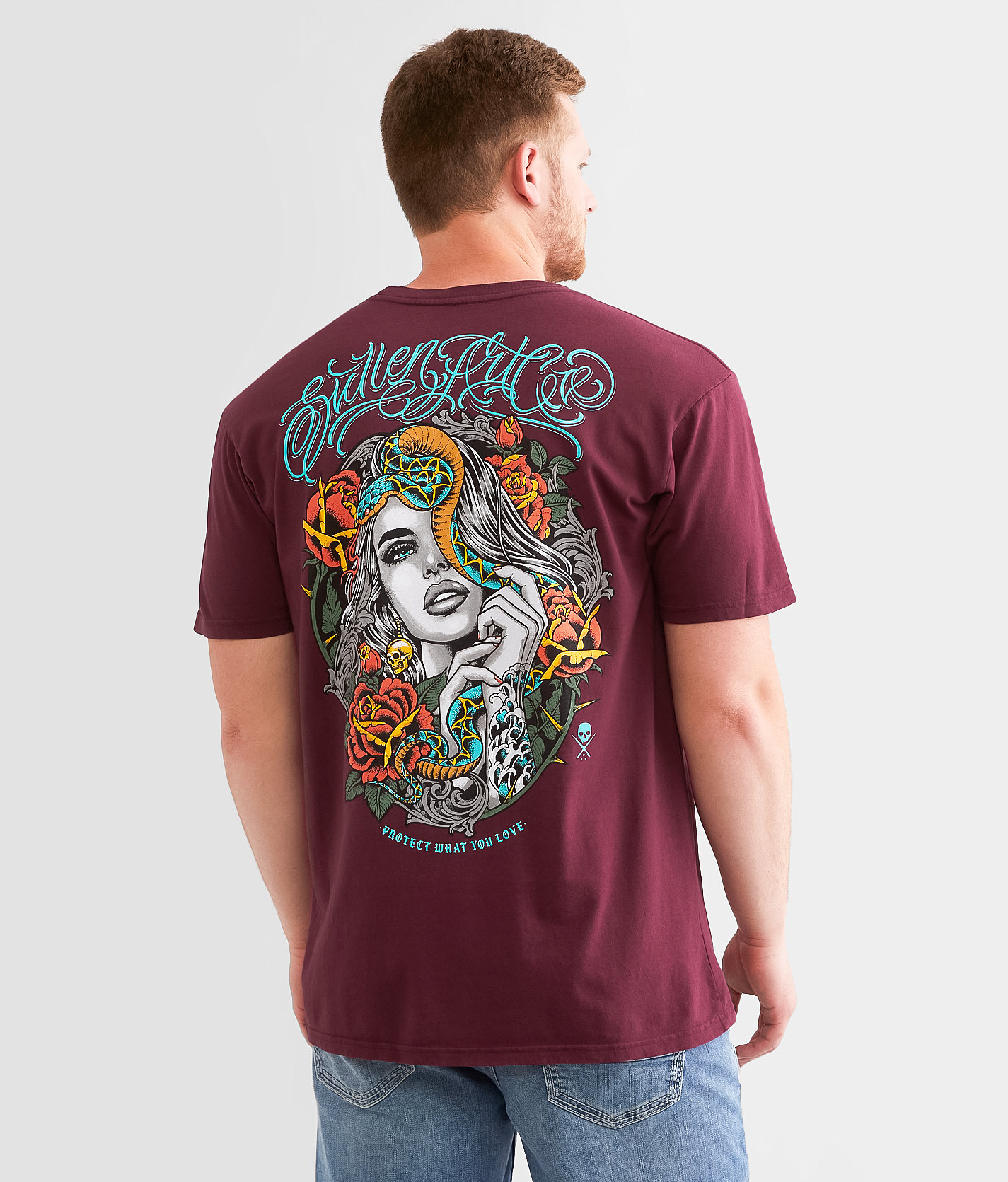 Sullen Fatal Beauty T-Shirt - Men's T-Shirts in Tawny Port