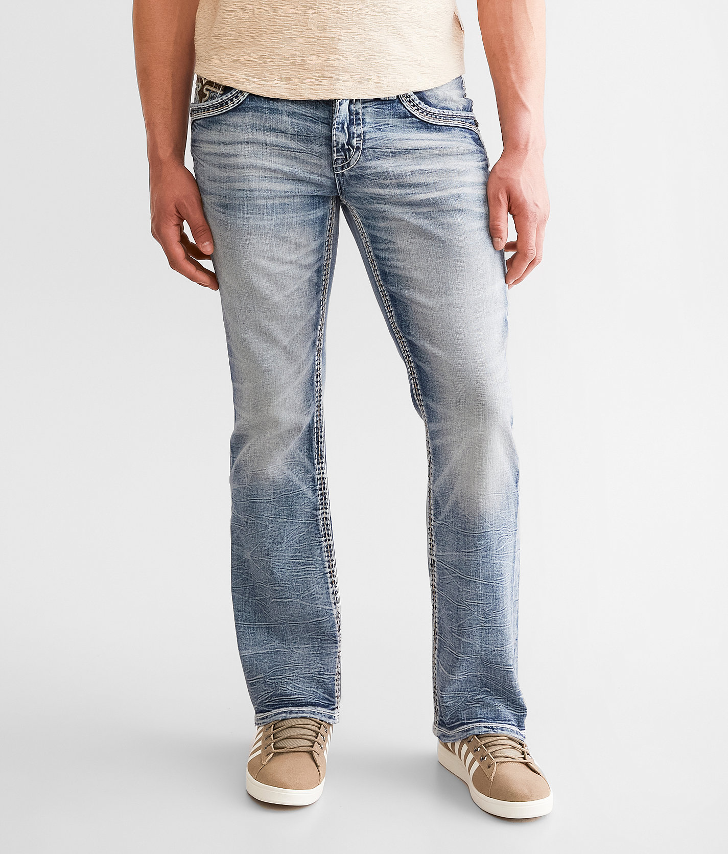 Rock Revival Esteban Slim Boot Stretch Jean - Men's Jeans in Esteban SB203