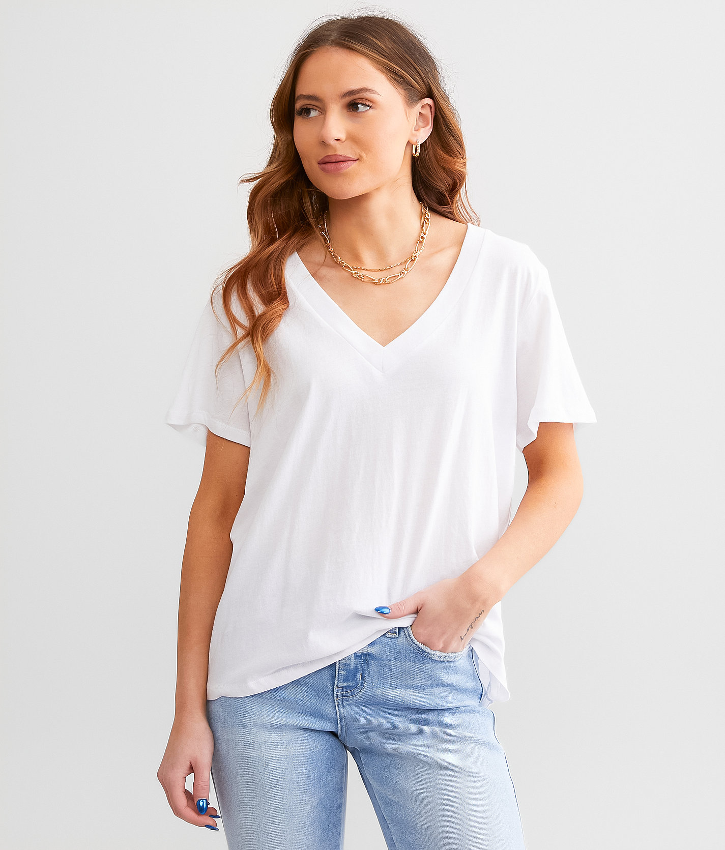Z Supply Girlfriend Solid T-Shirt - Women's T-Shirts in White