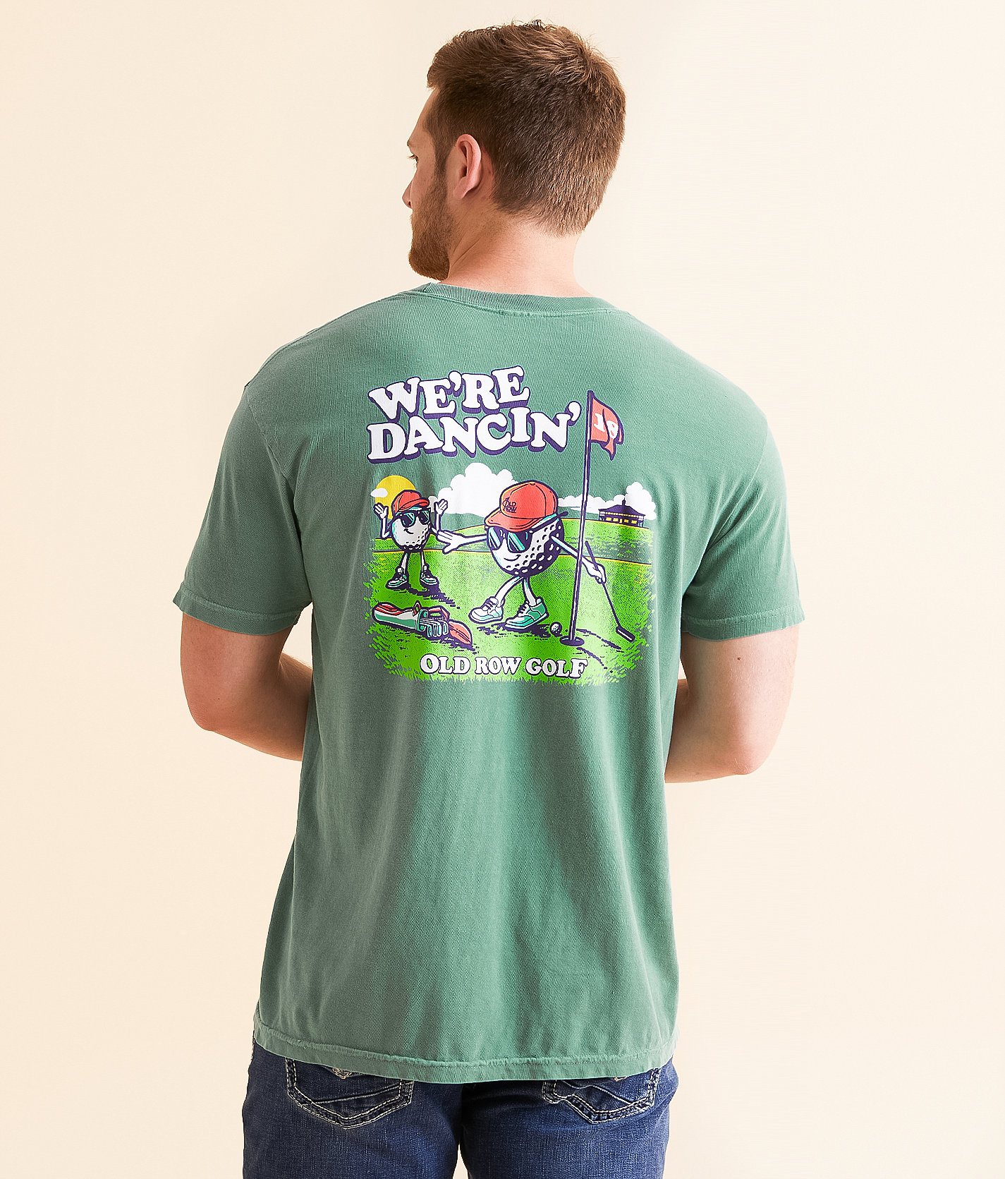 Old Row We're Dancin' T-Shirt - Men's T-Shirts in Light Green