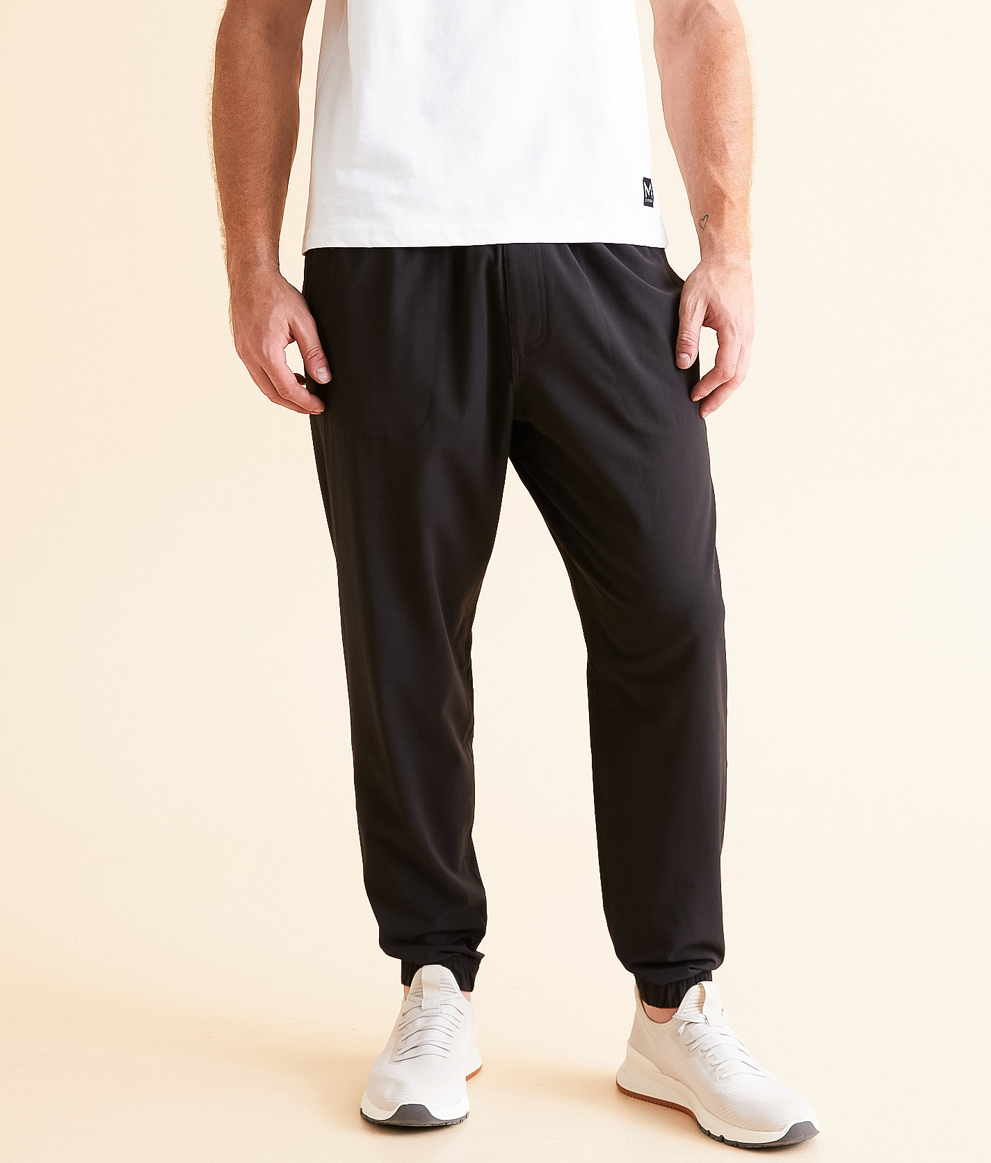 Maven Co-op The Sprinter Essential Performance Jogger - Men's Activewear in Black