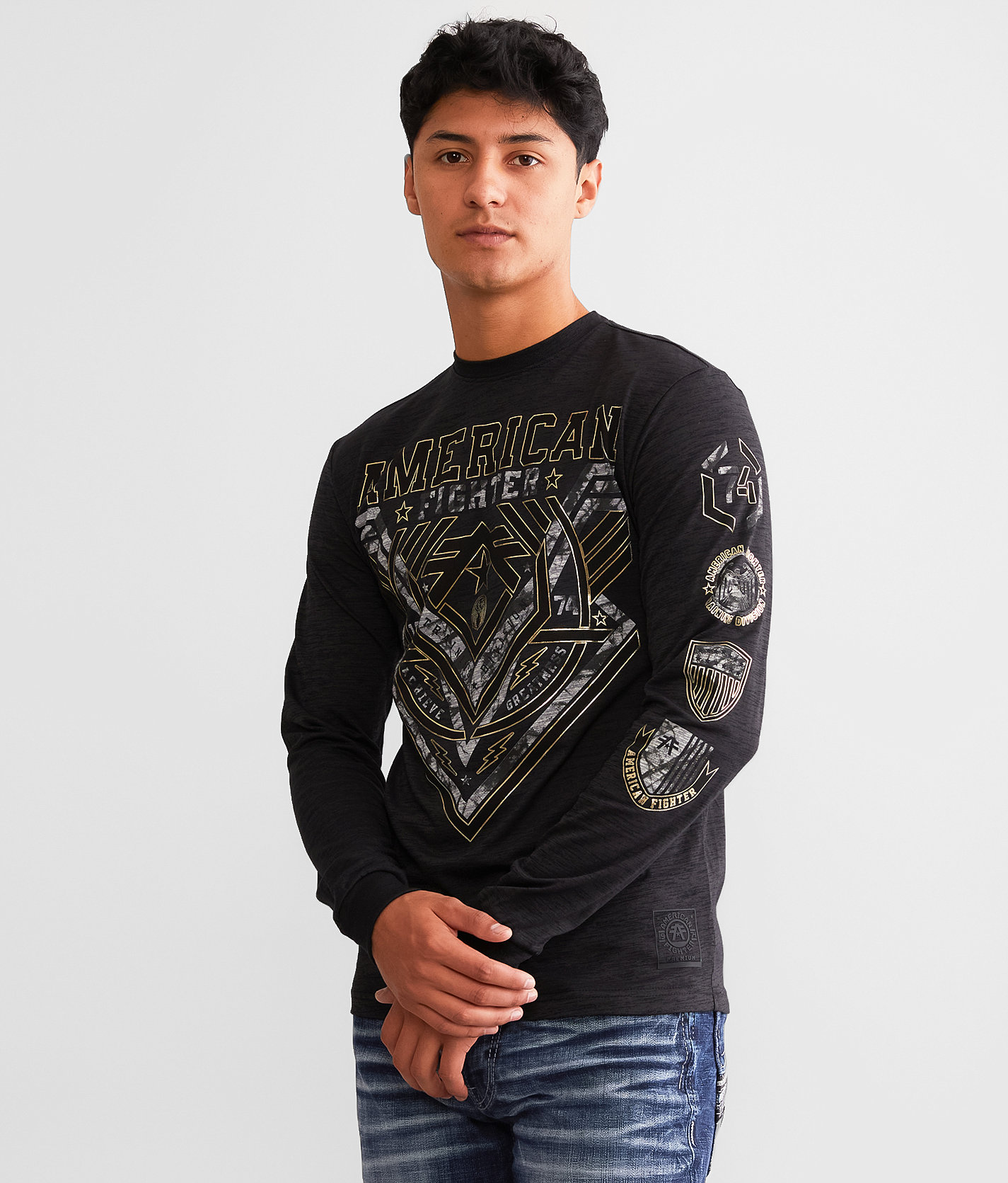 American Fighter Fallbrook T-Shirt - Men's T-Shirts in Pitch Black