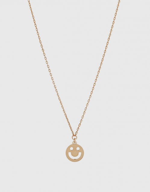 Happy Mini Pendant Necklace