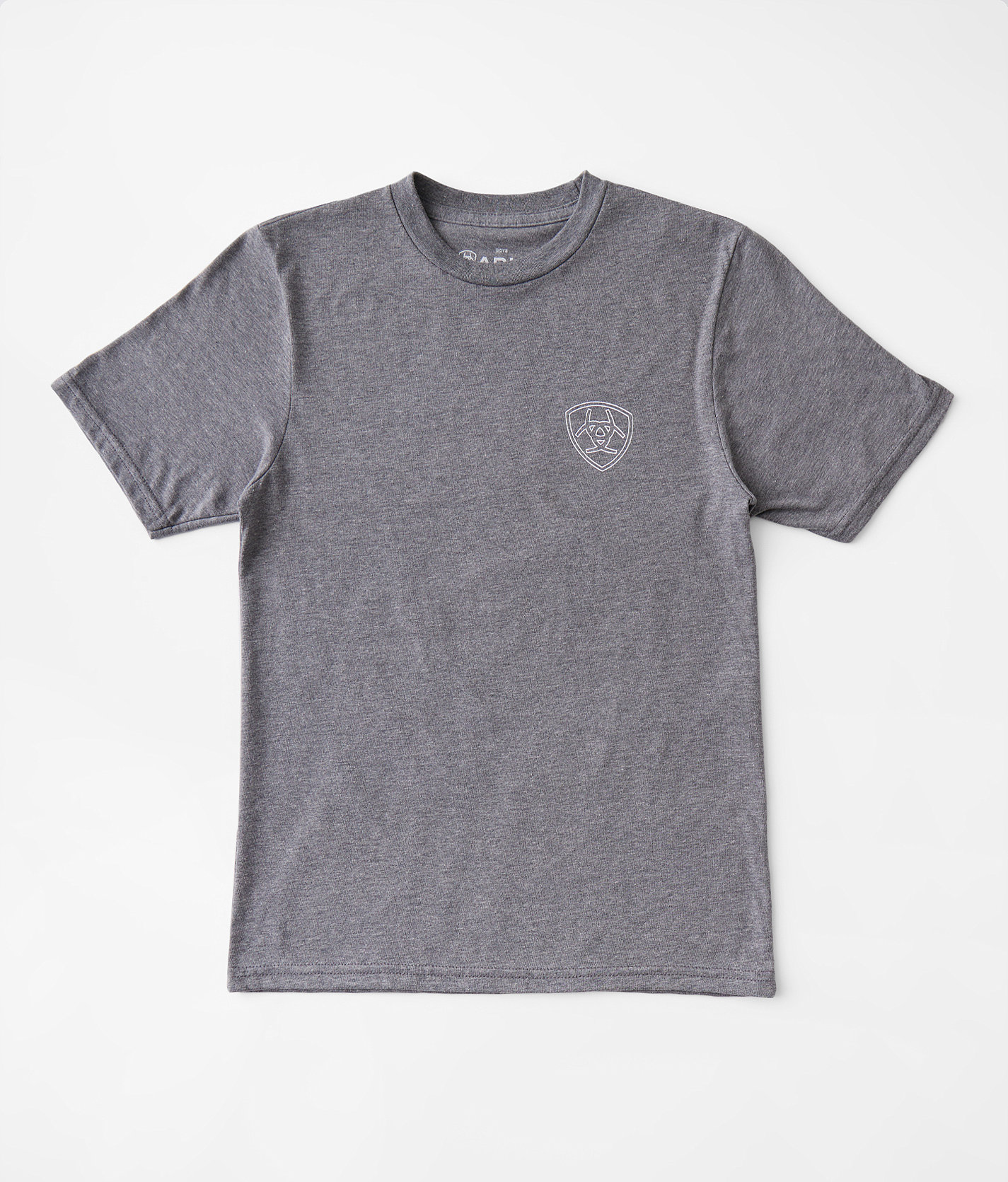 Boys - Ariat Camo Outline T-Shirt - Boy's T-Shirts in Graphite Heather