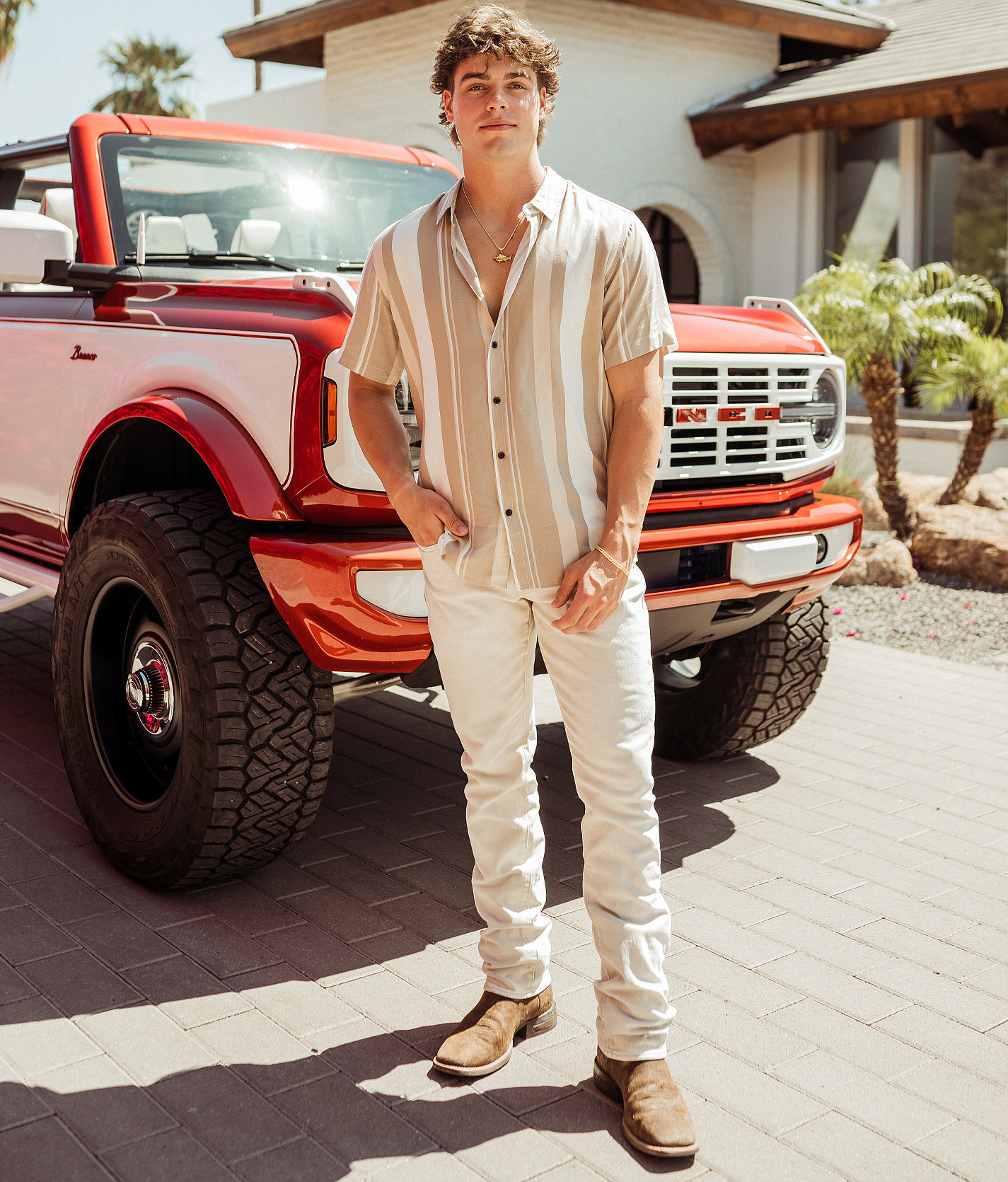 Outpost Makers Original Straight Stretch Pant - Men's Pants in Macadamia