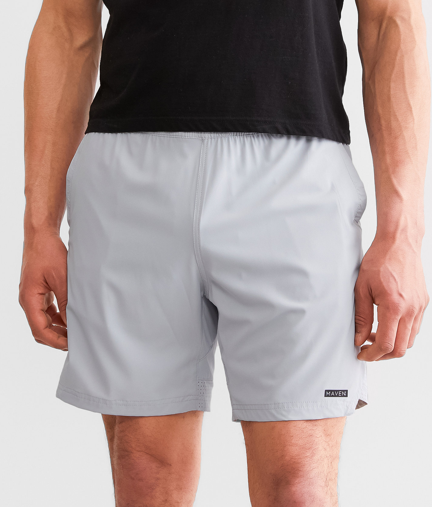 Maven Co-op Train Performance Stretch Short - Men's Shorts in Grey
