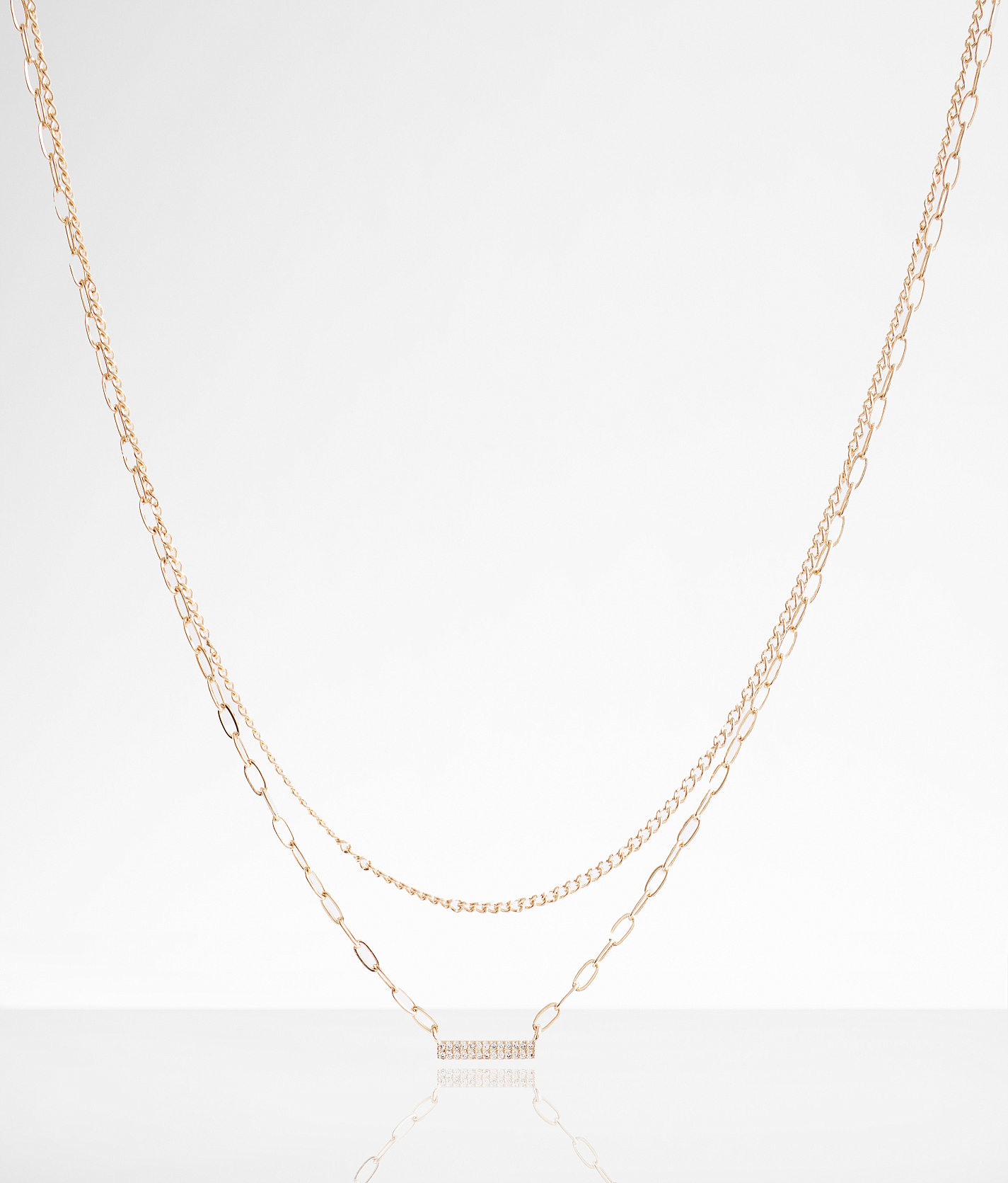 boutique by BKE Dainty Tiered Necklace - Women's Jewelry in Gold