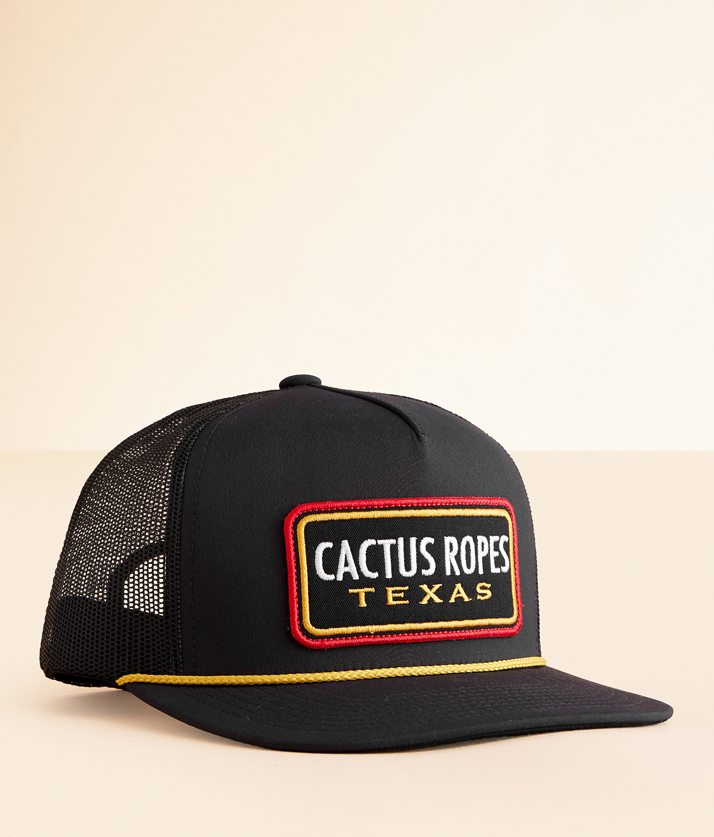 Hooey Cactus Ropes Trucker Hat - Men's Hats in Black