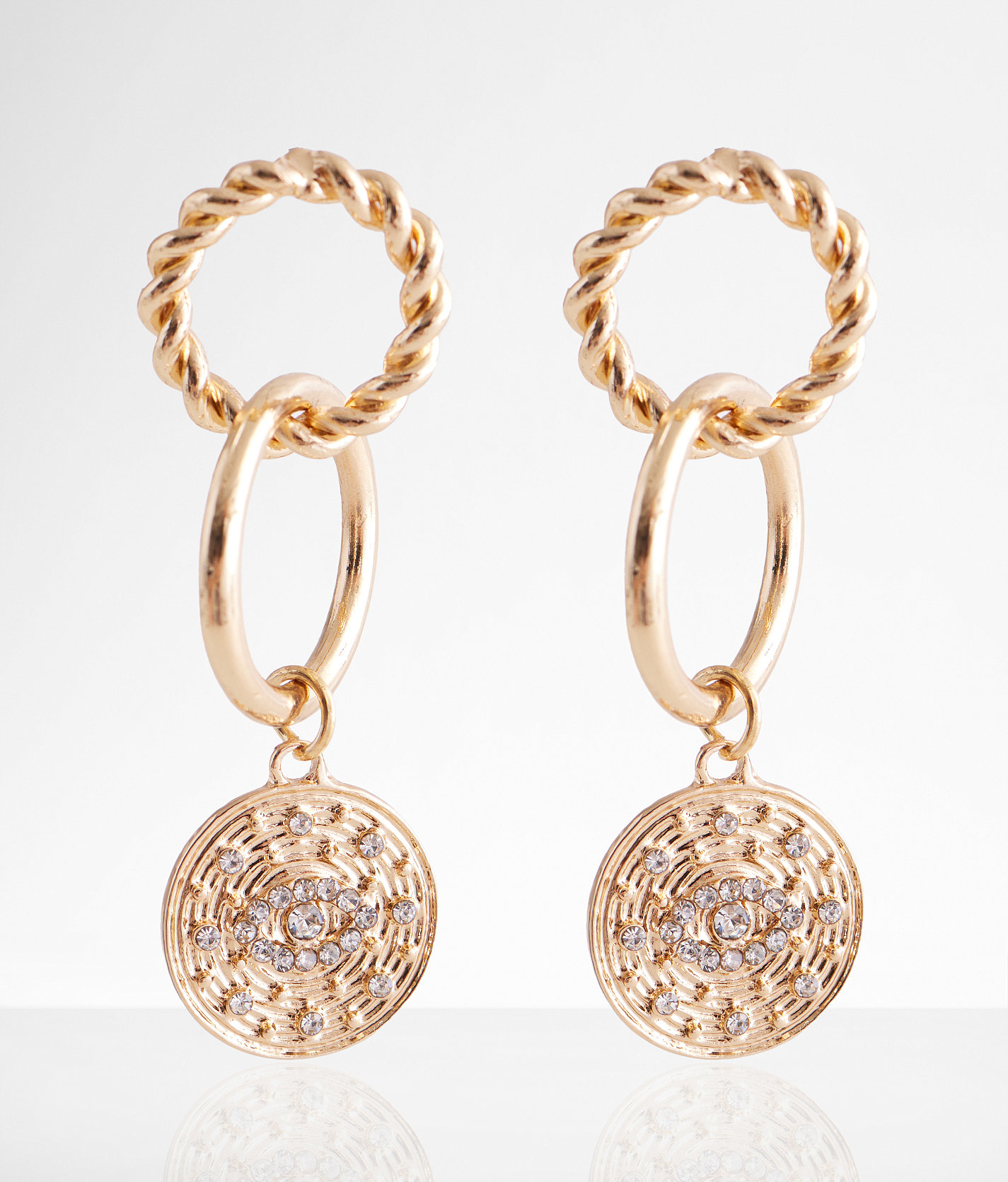 boutique by BKE Layered Earring - Women's Jewelry in Gold