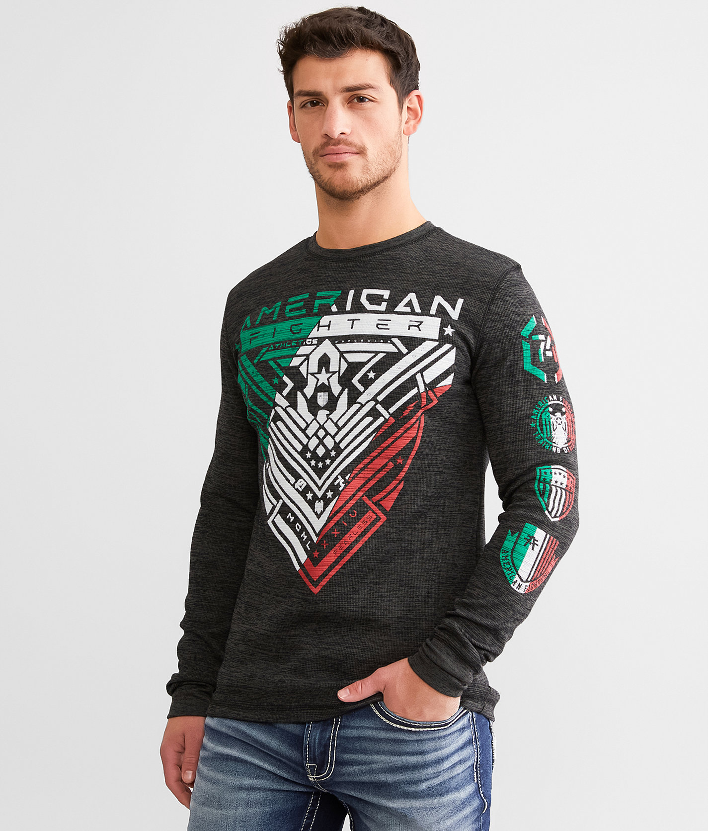 American Fighter Bantry Thermal - Men's T-Shirts in Black Mass