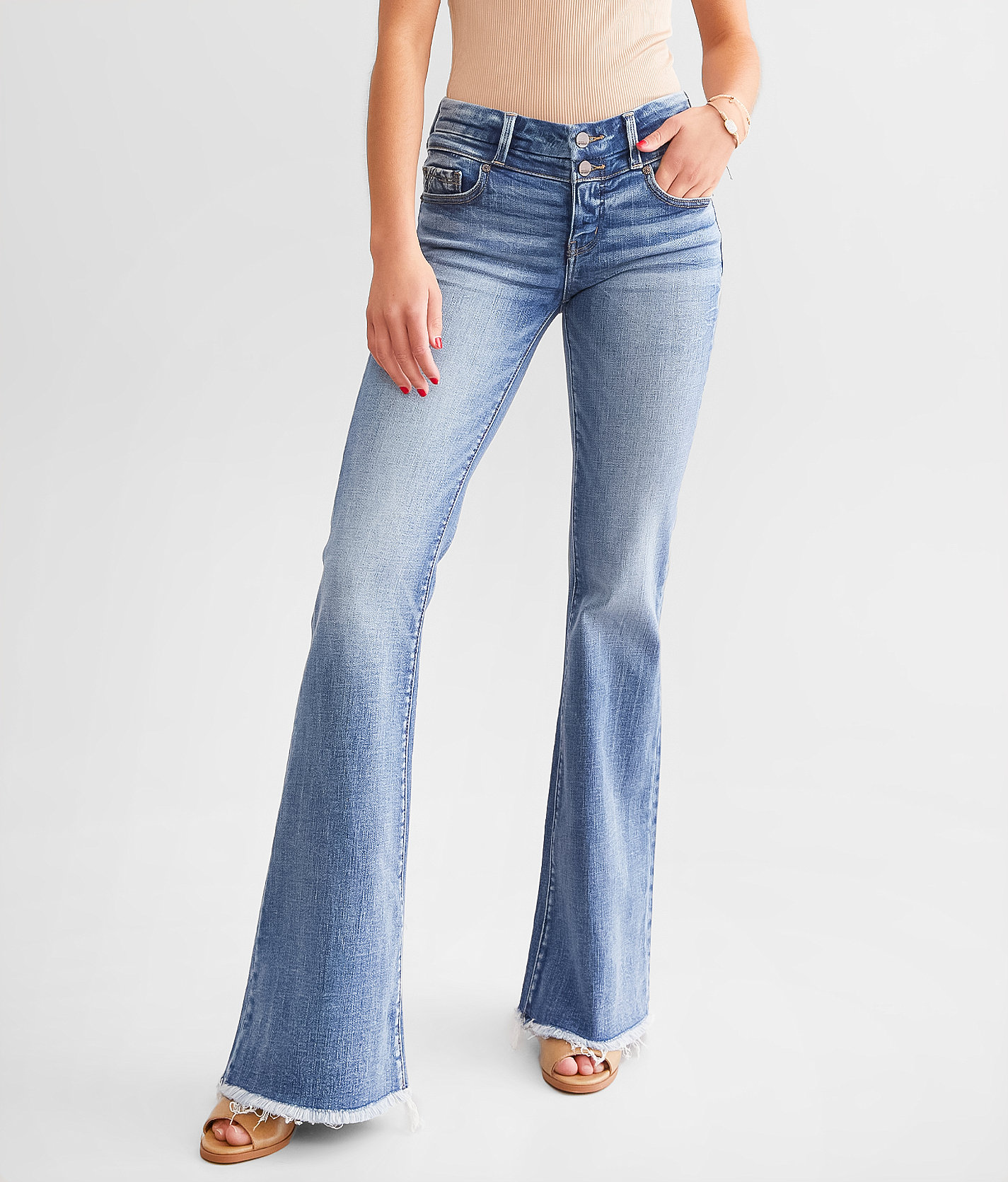 Buckle Black Fit No. 53 Flare Stretch Jean - Women's Jeans in Malawi 2