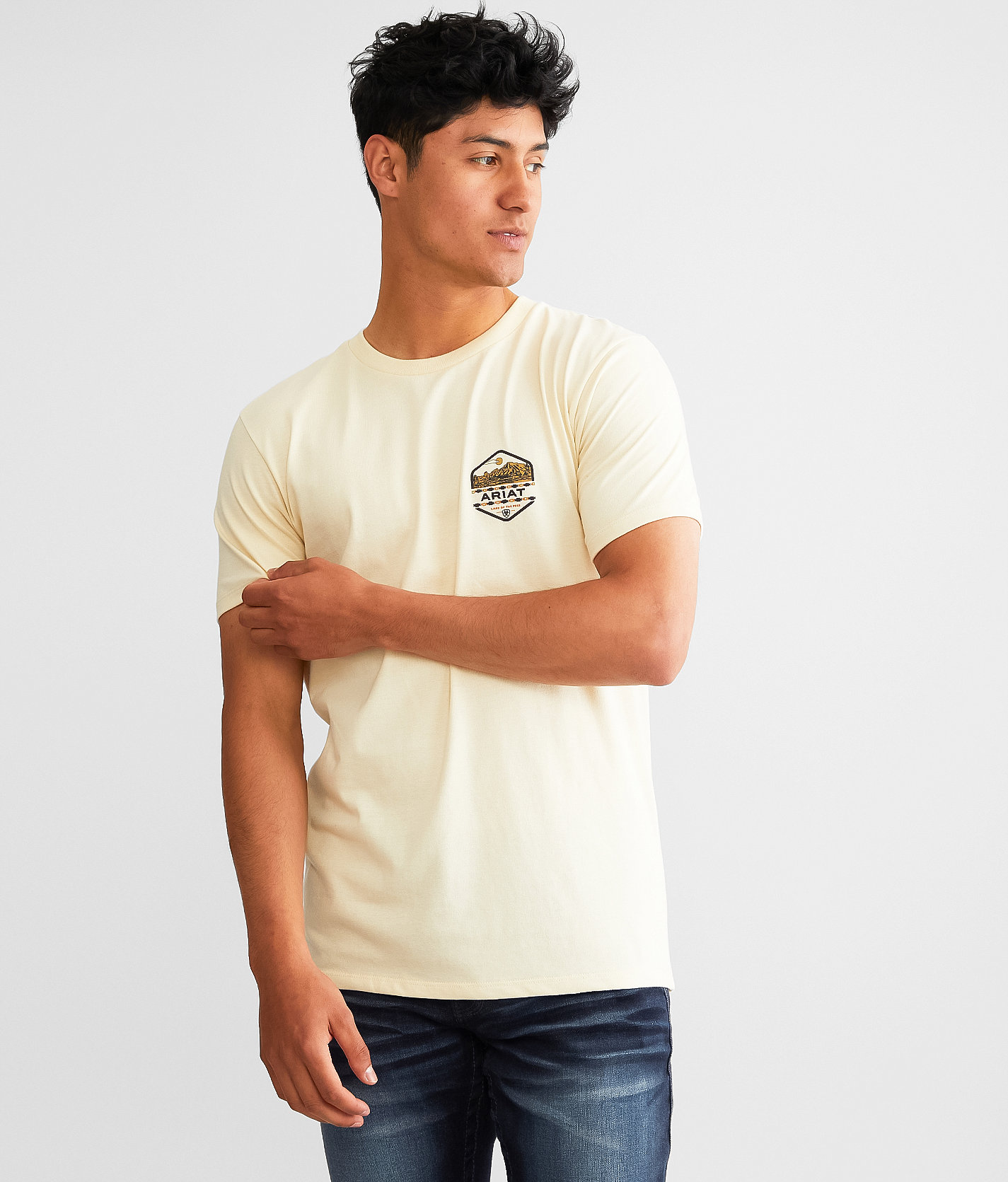 Ariat Red Rocks T-Shirt - Men's T-Shirts in Wood Ash