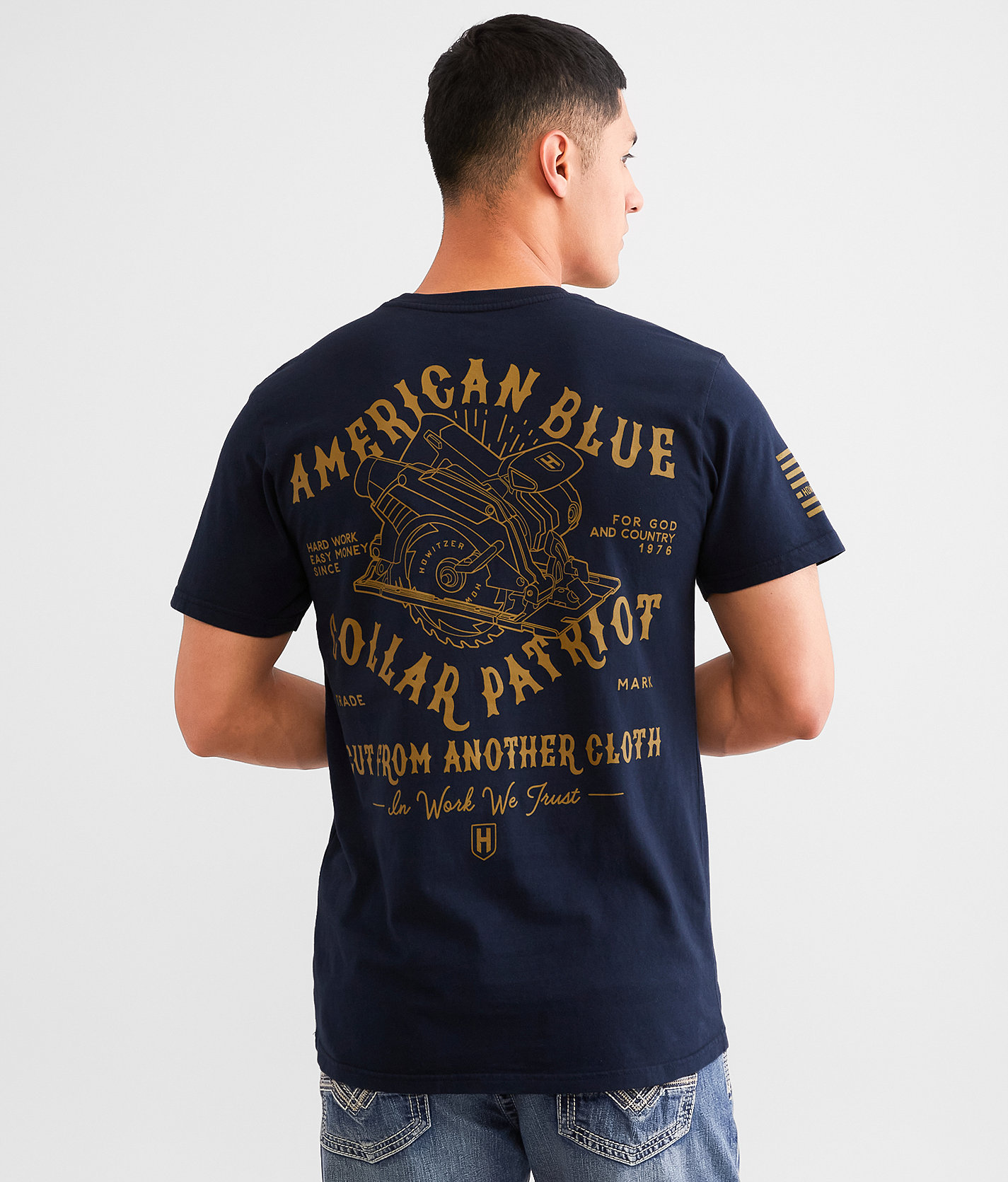 Howitzer Blue Collar Another Cloth T-Shirt - Men's T-Shirts in Navy