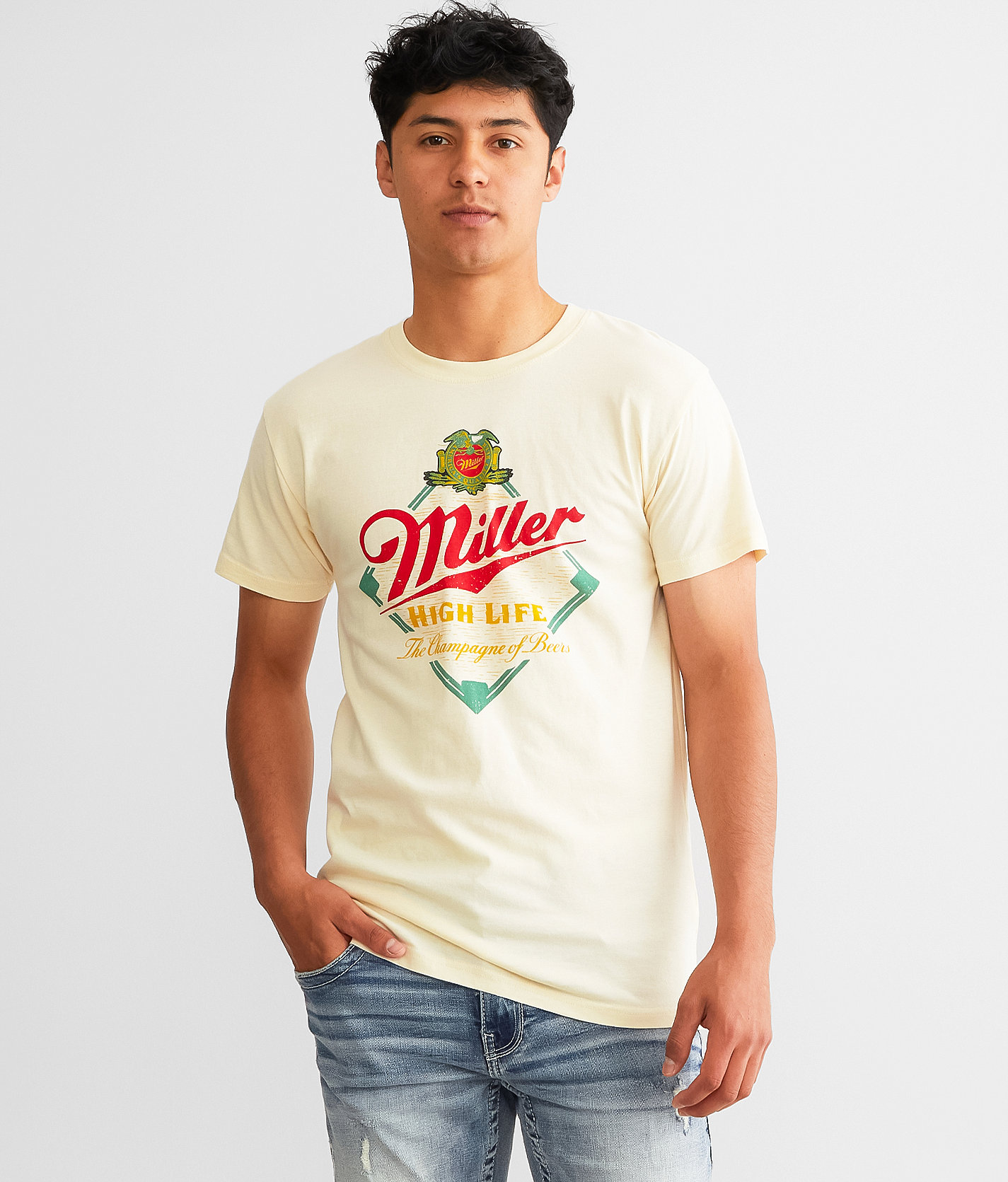 American Needle Miller® High Life T-Shirt - Men's T-Shirts in Cream