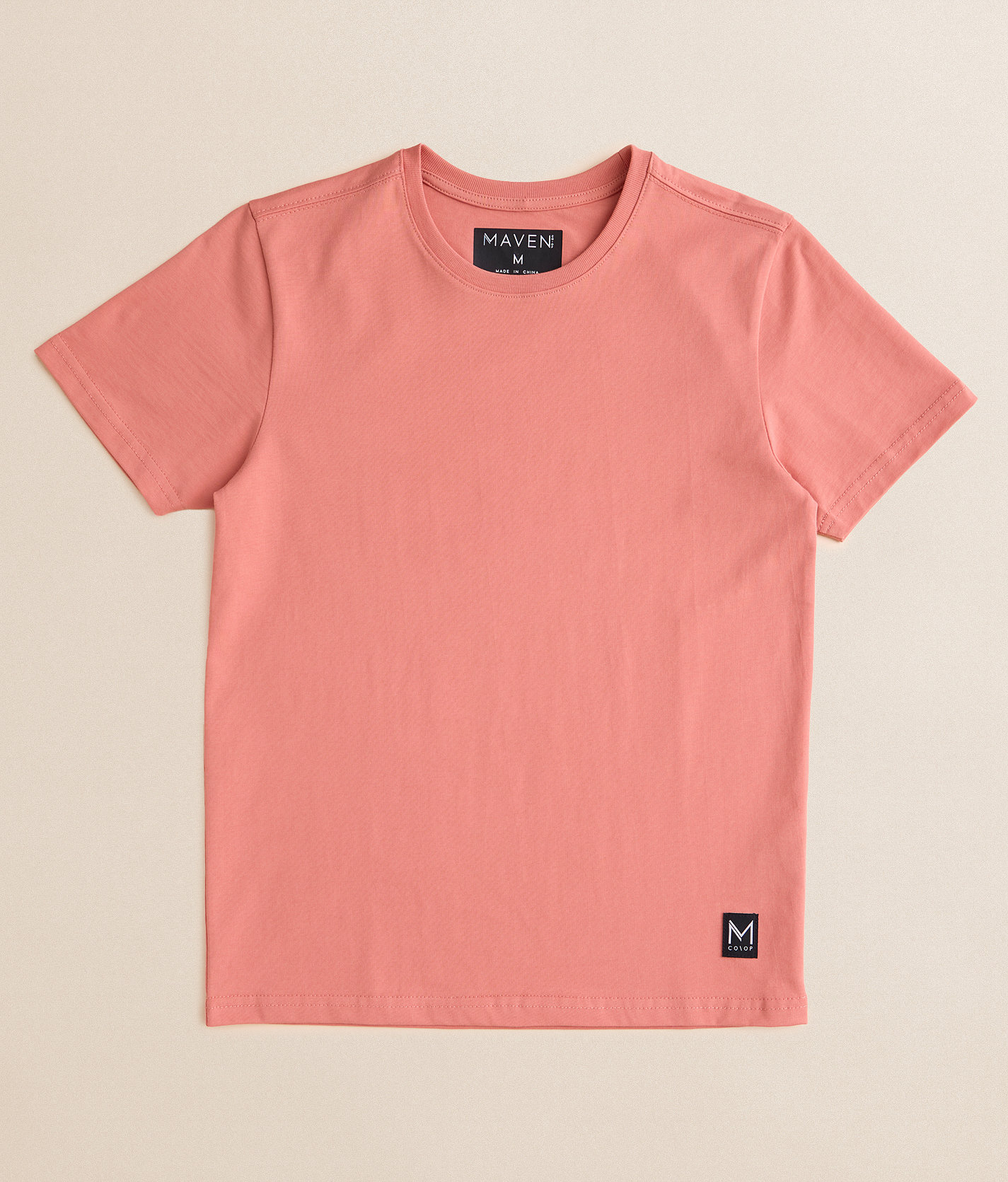 Boys - Maven Co-op Essential Heavyweight Performance T-Shirt - Boy's T-Shirts in Terracotta
