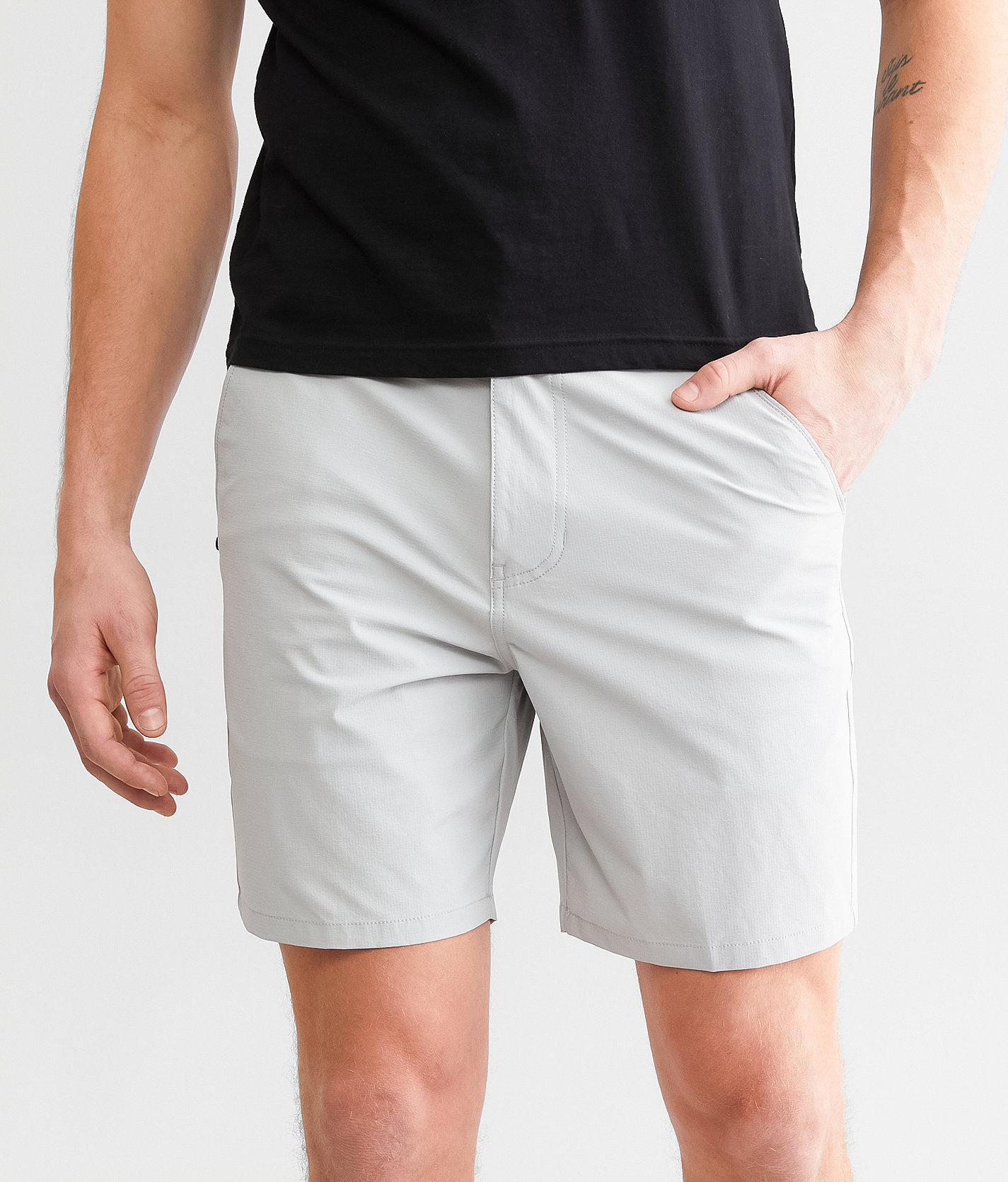 Maven Co-op Essential Performance Stretch Short - Men's Shorts in Mirage Grey