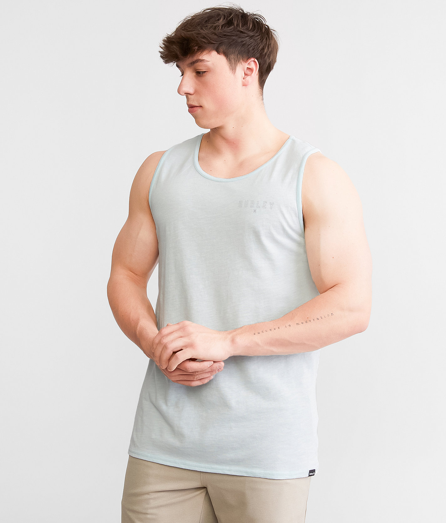 Hurley Floral Arch Tank Top - Men's Tank Tops in Spun Sugar