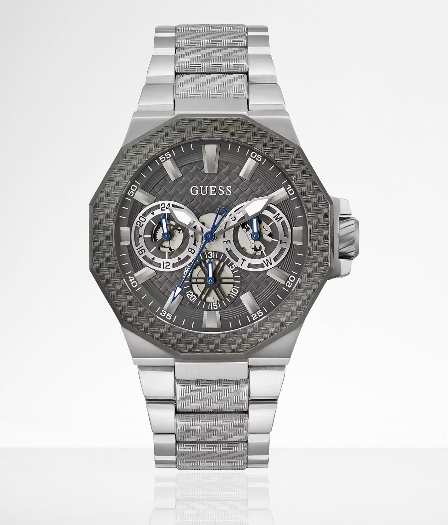 Guess Indy Watch - Men's Watches in Silver