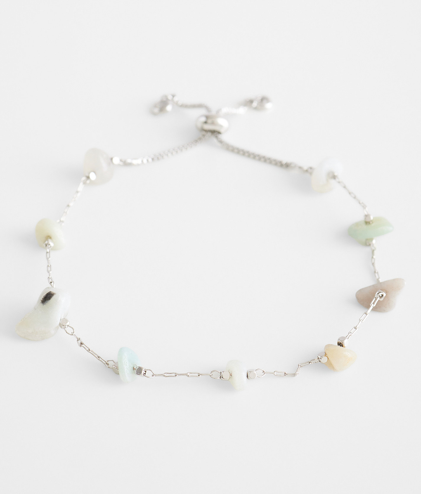 BKE Stone Slider Bracelet - Women's Jewelry in Silver Turquoise