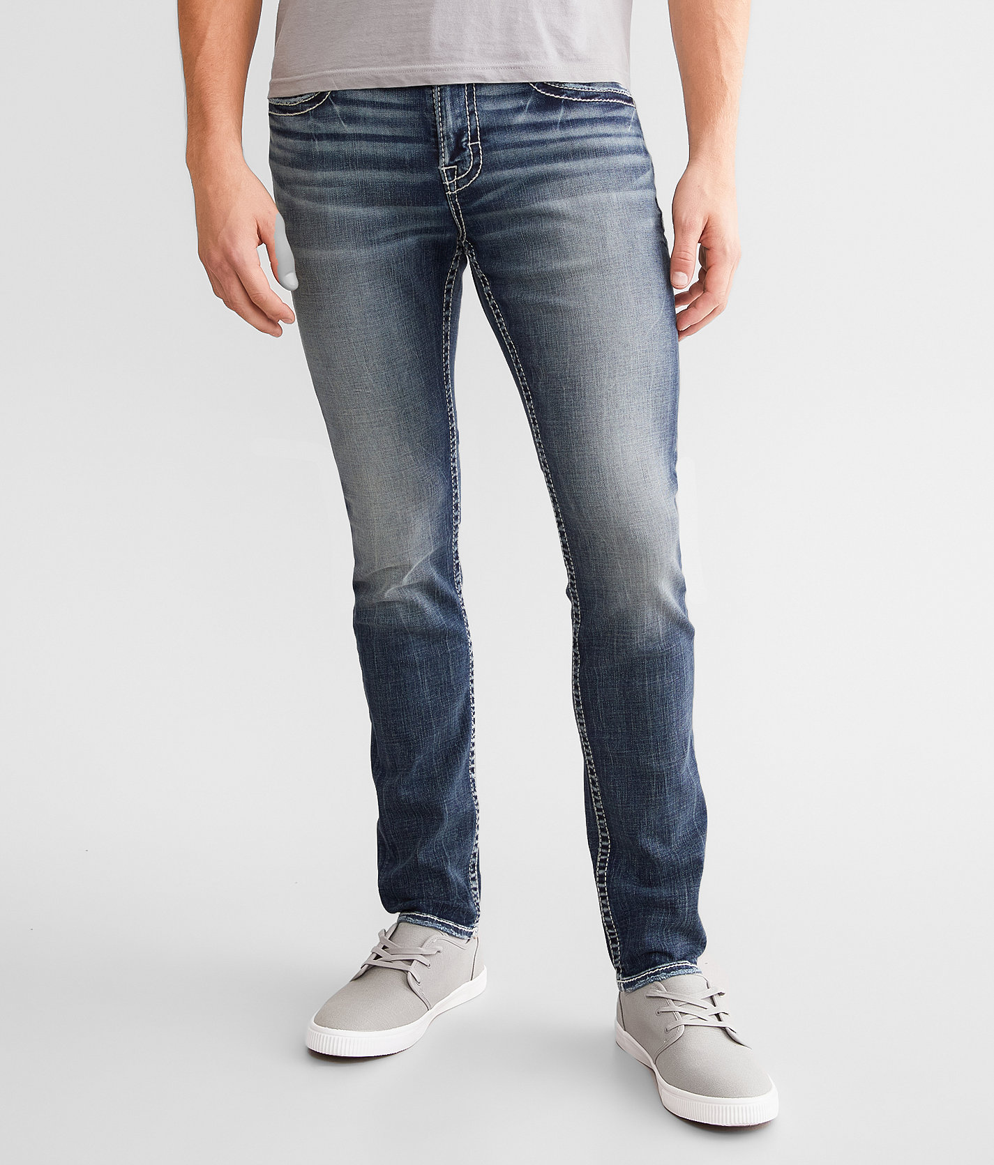 BKE Alec Skinny Stretch Jean - Men's Jeans in Fleck
