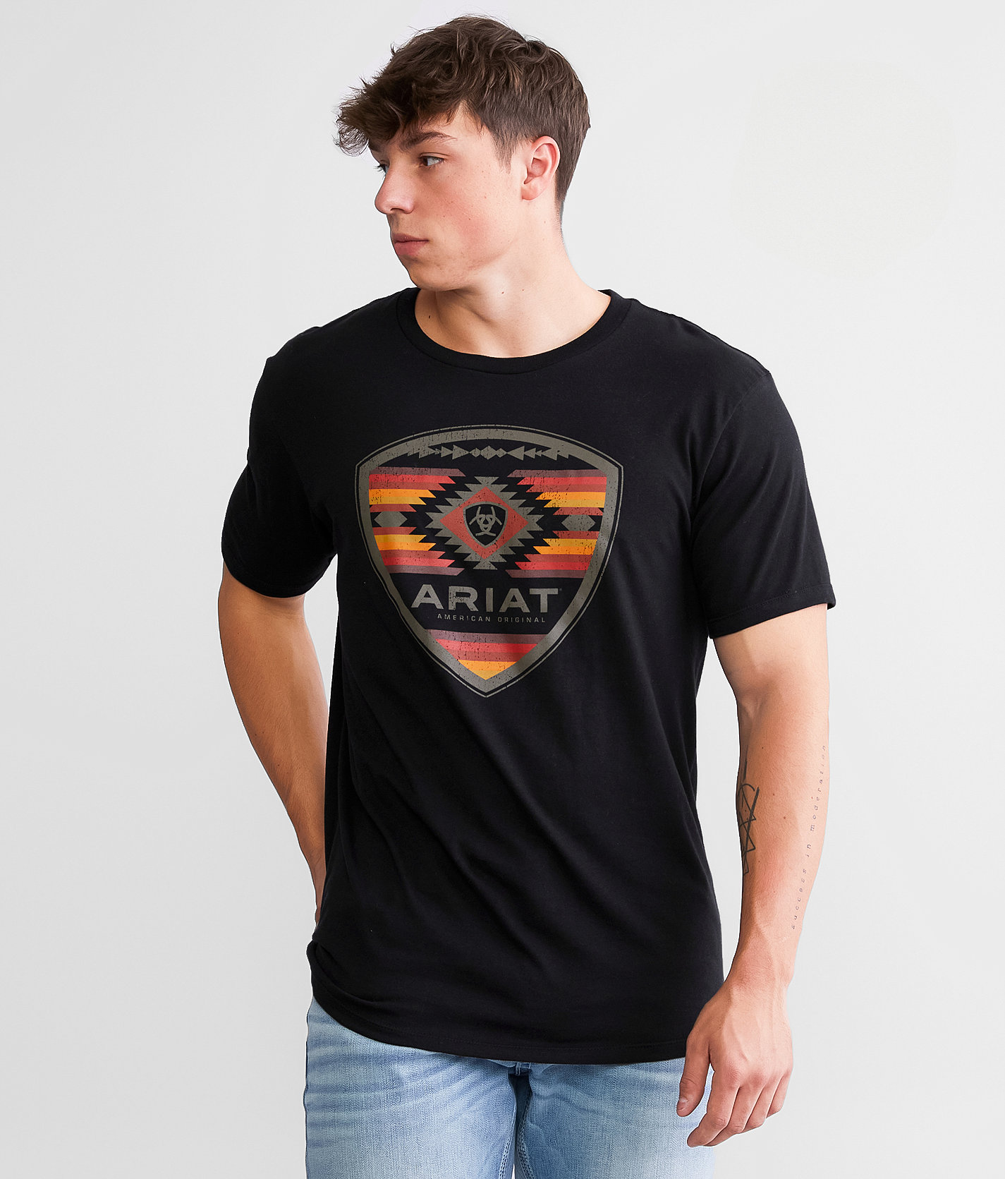 Ariat Geo Fill T-Shirt - Men's T-Shirts in Black