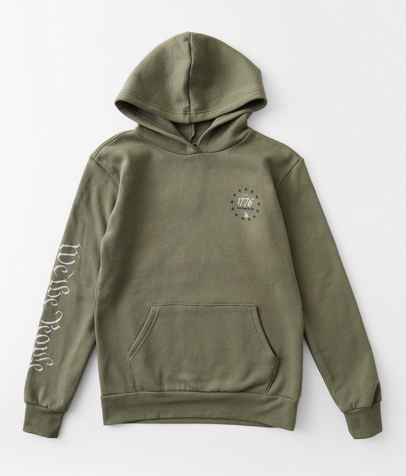 Boys - Howitzer Don't Tread Hooded Sweatshirt - Boy's Sweatshirts in Surplus Green