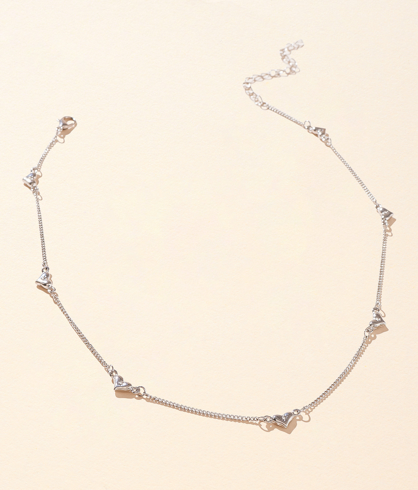 boutique by BKE Dainty Heart Necklace - Women's Jewelry in Silver