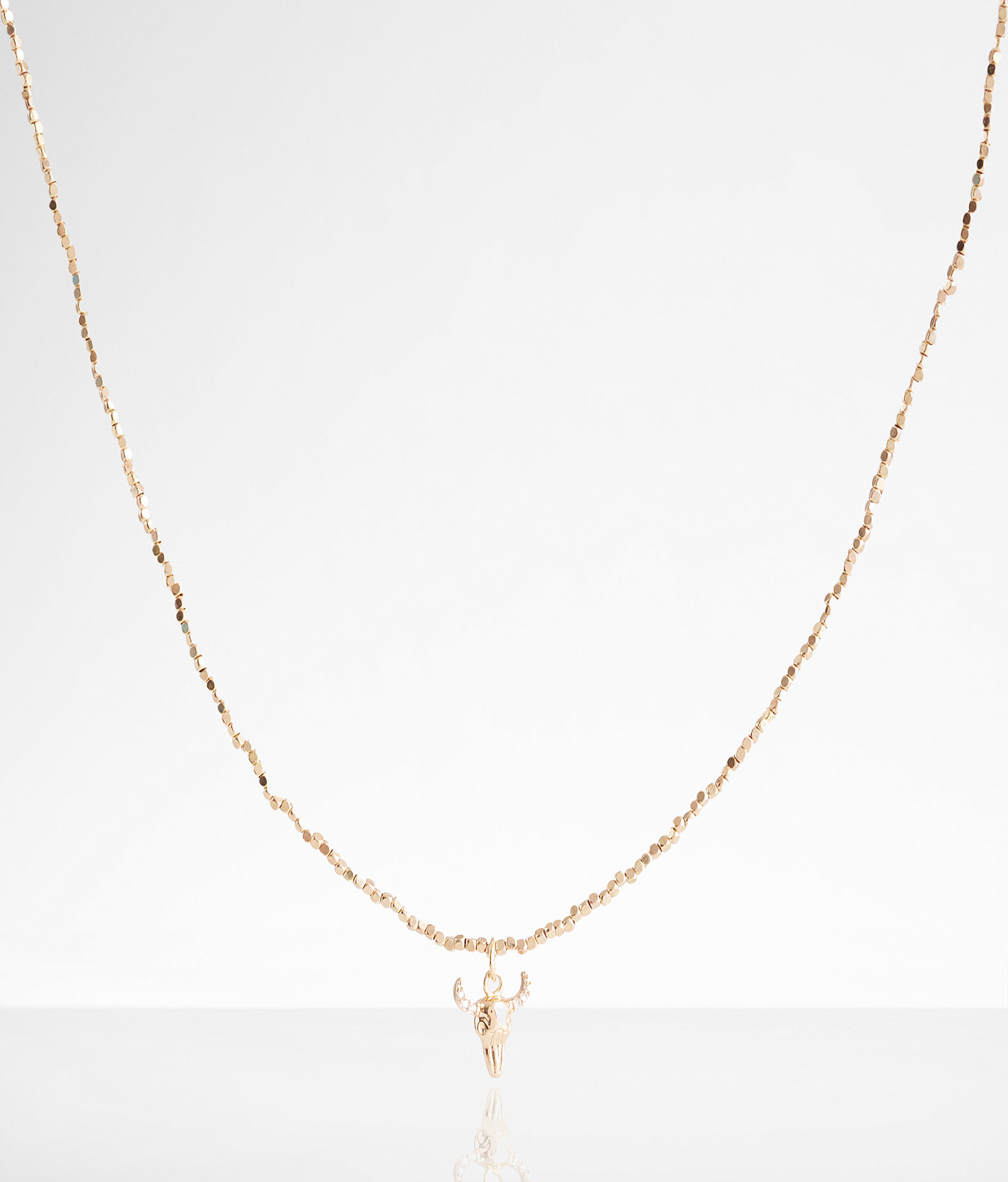 boutique by BKE Glitz Steer Necklace - Women's Jewelry in Gold