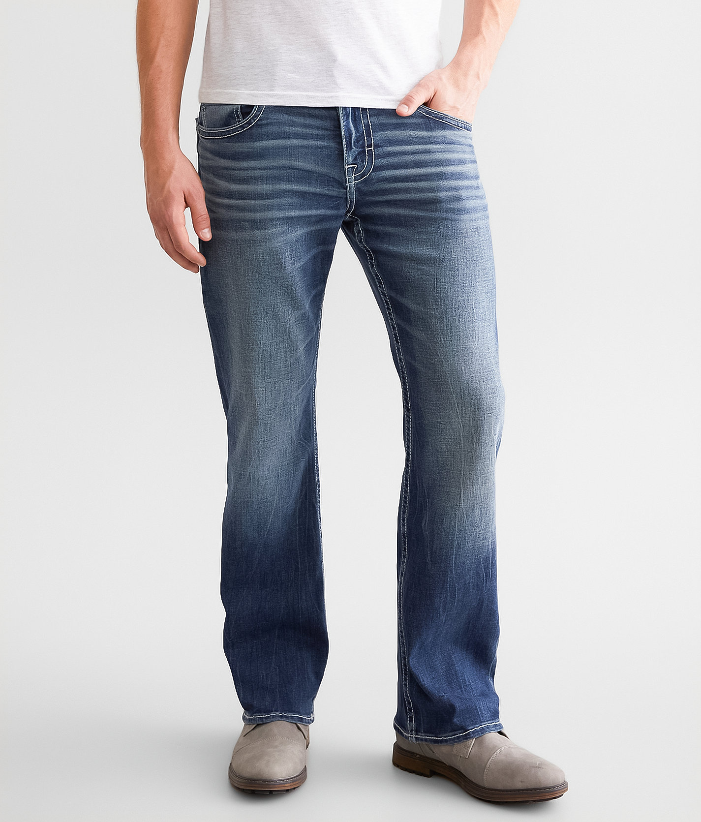 BKE Jake Boot Stretch Jean - Men's Jeans in Fontina