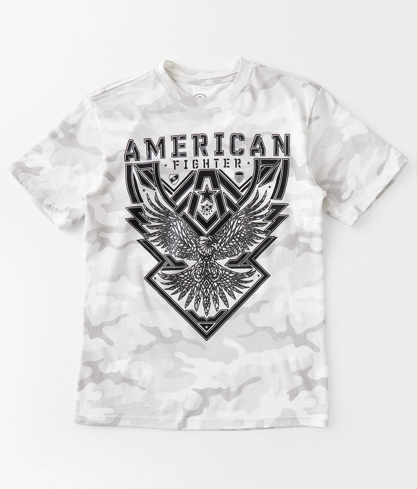 Boys - American Fighter Lakeshore T-Shirt - Boy's T-Shirts in White Camo