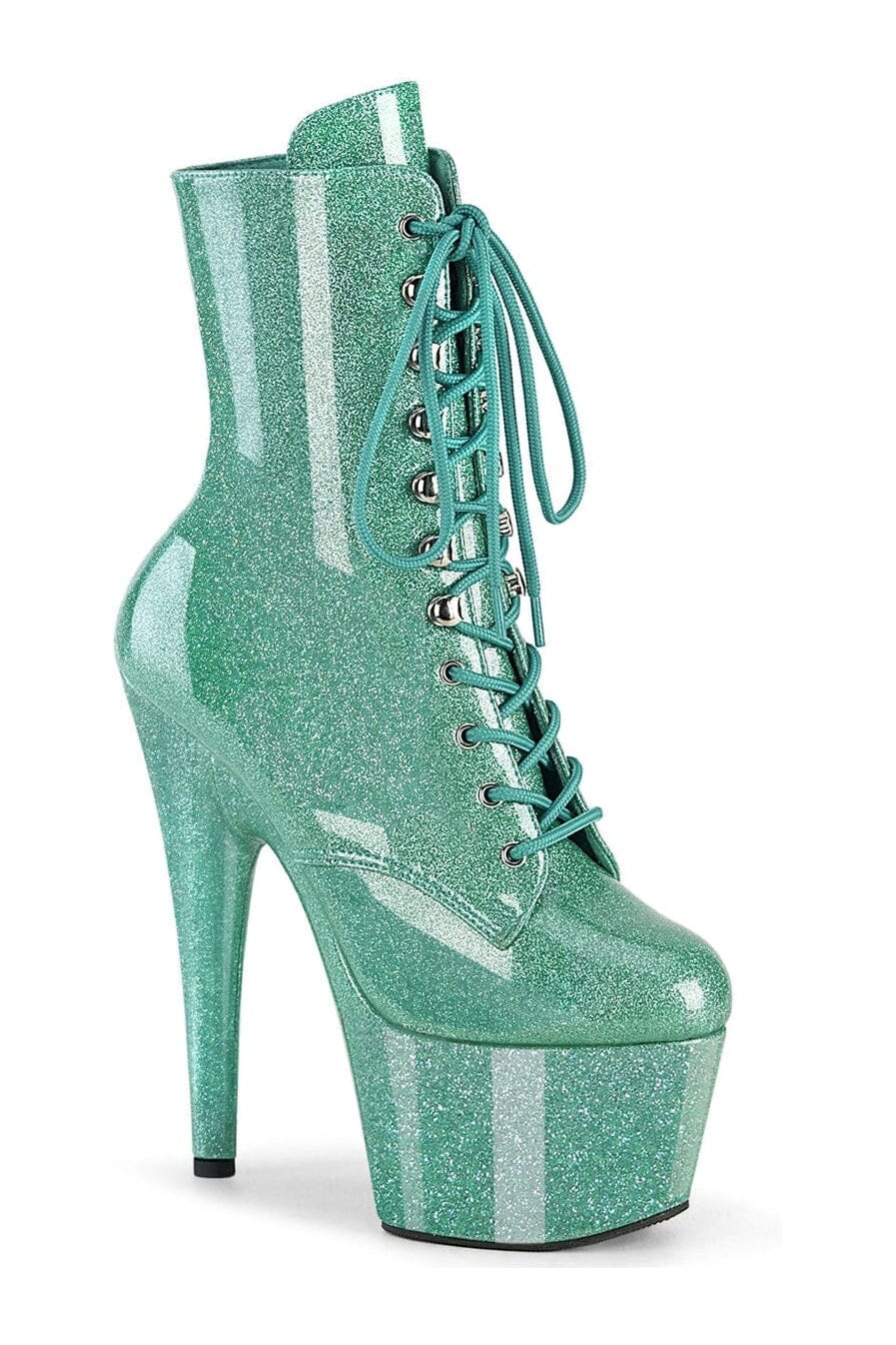 ADORE-1020GP Turquoise Patent Ankle Boot