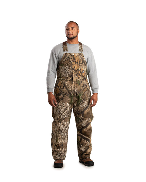 Berne Mens Heritage Insulated Duck Realtree Apx 100% Cotton Bib Overall