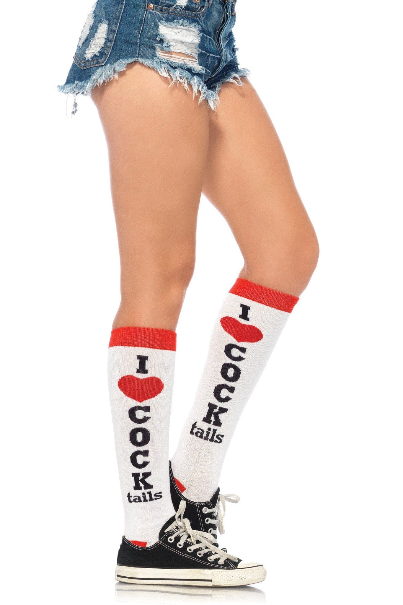 Cocktails Acrylic Knee Socks