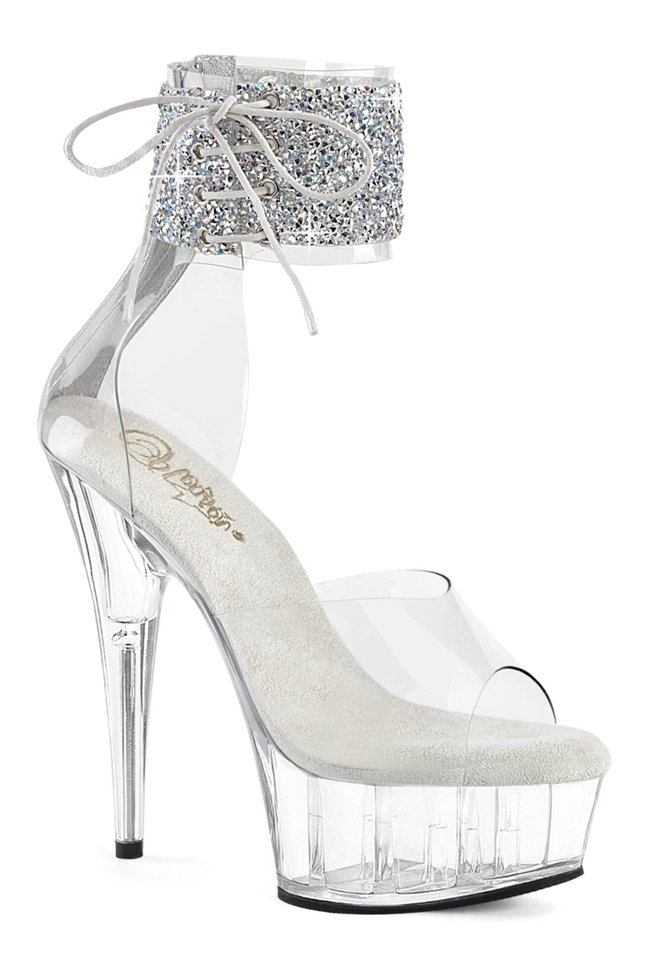 DELIGHT-624RS-02 Clear Vinyl Sandal