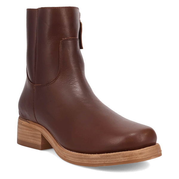 Dingo Mens Banner Brown Leather 7in Ankle Boots