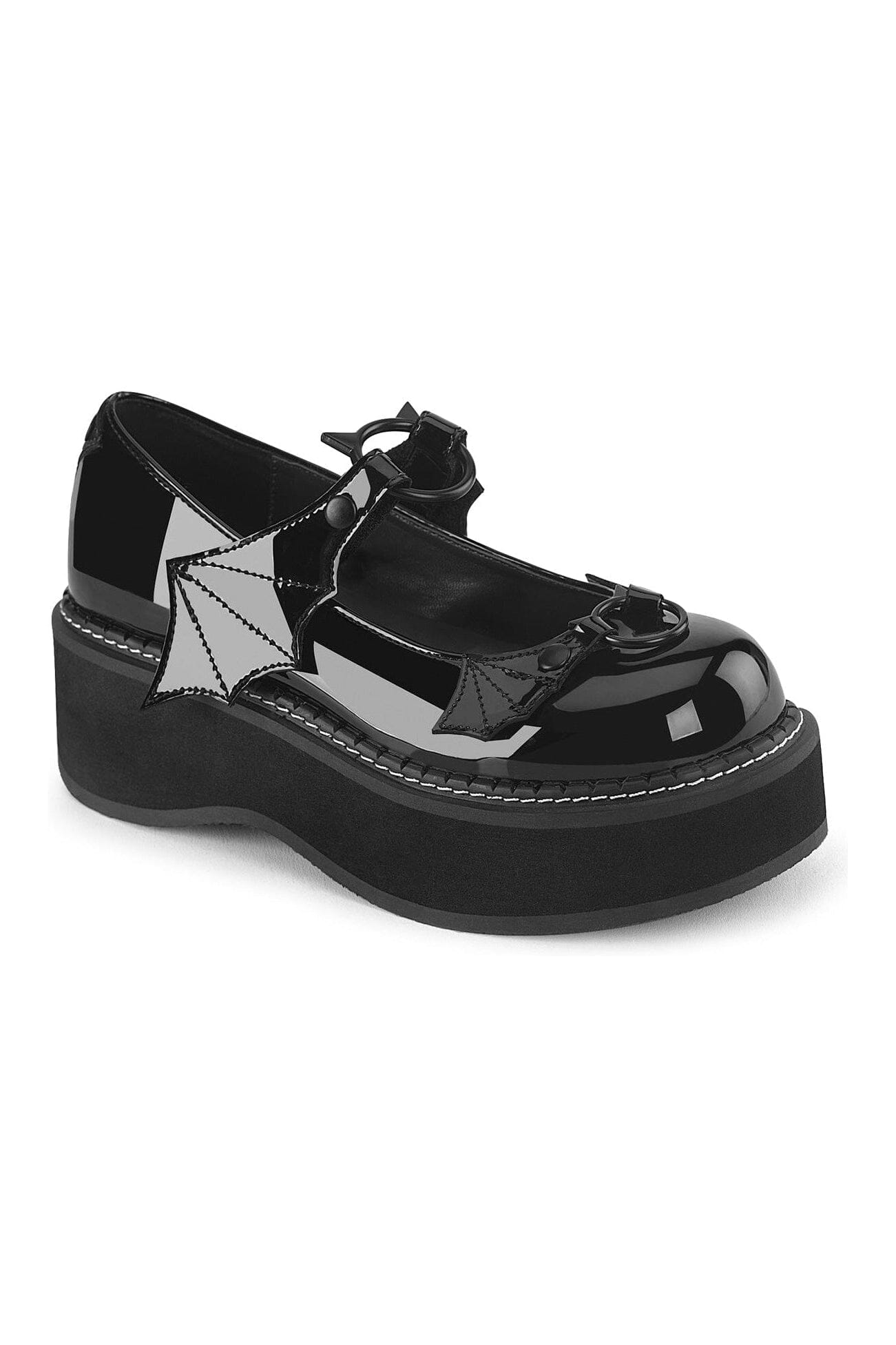 EMILY-23 Black Patent Mary Jane