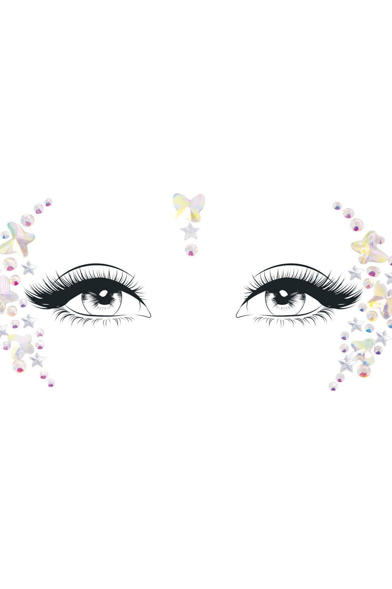Elera Adhesive Face Jewels Sticker
