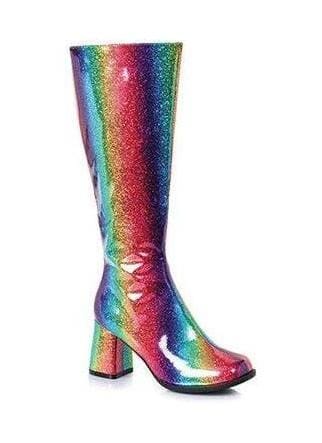 Ellie 300-SUMMER 3" Knee High Rainbow Boots W/Zipper