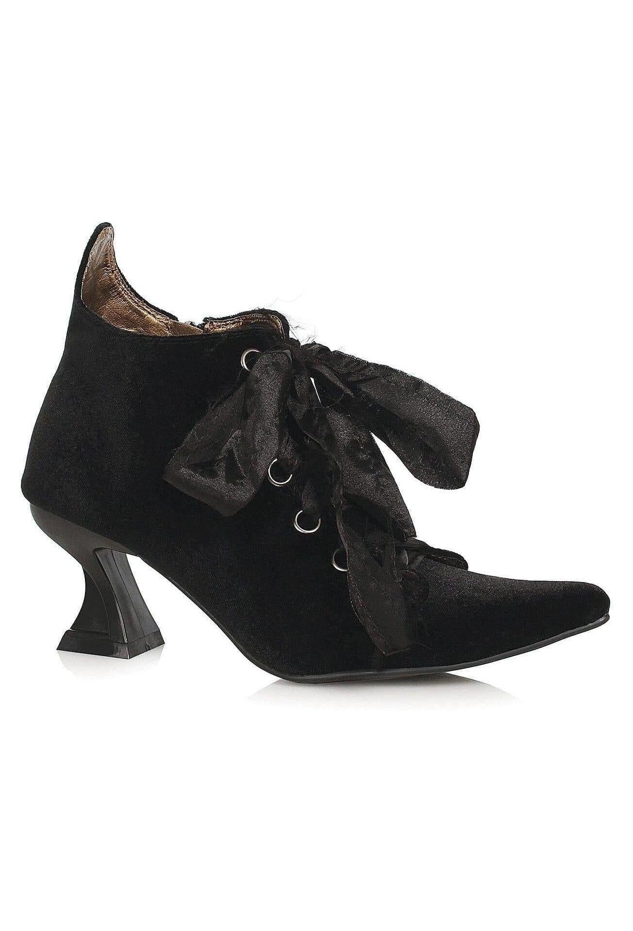 Ellie 301-CORDELIA 3" Heel Women's Velvet Witch Bootie