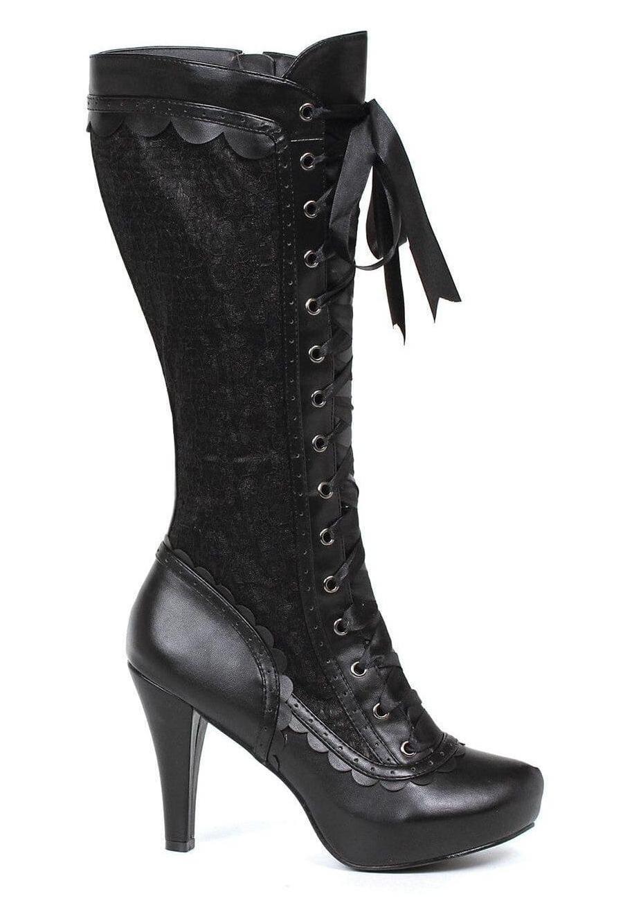 Ellie 414-MARY 4" Heel Lace up Victorian Boot