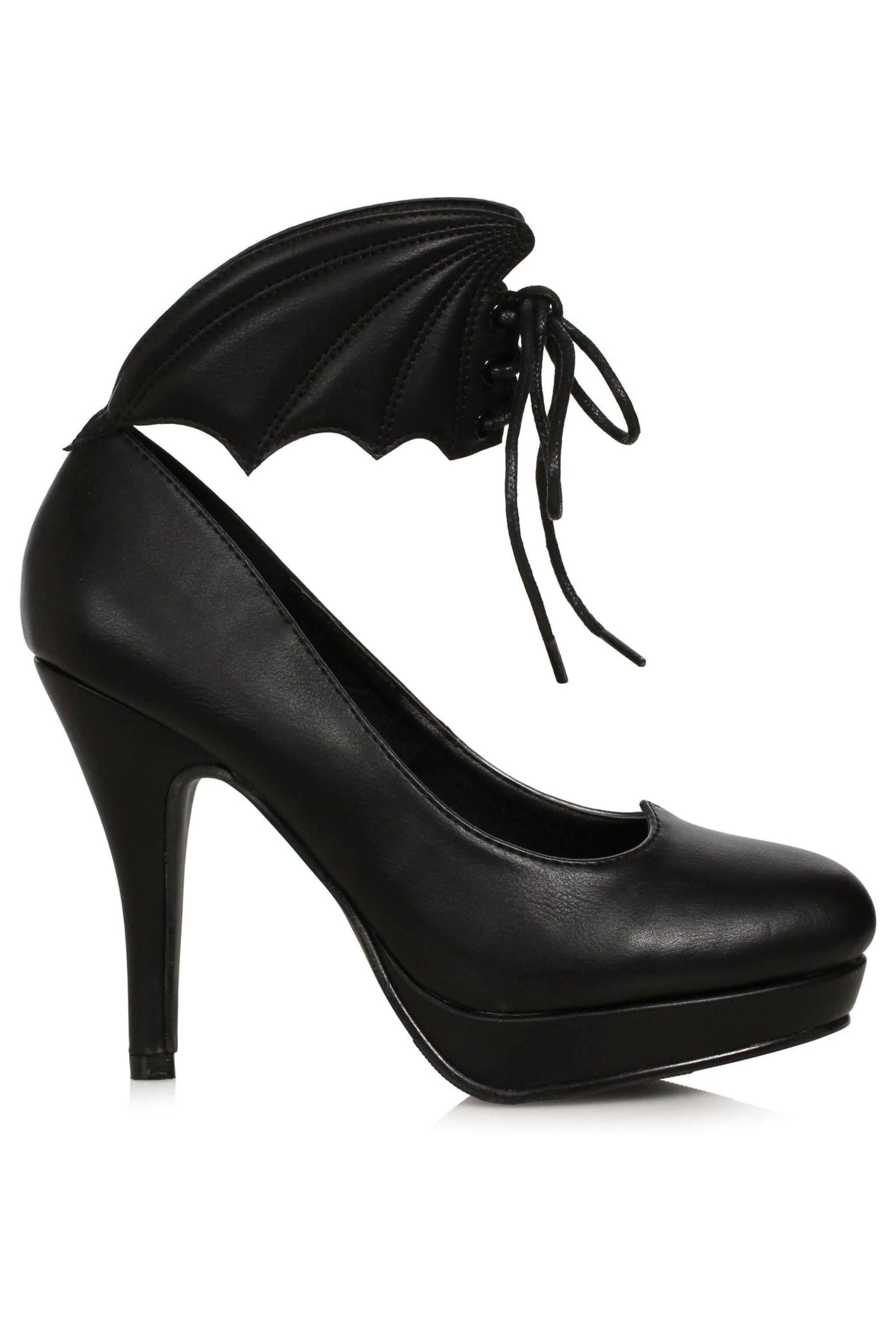 Ellie 414-WINGS 4" Heel Women's Pump With Bat Wing Detail
