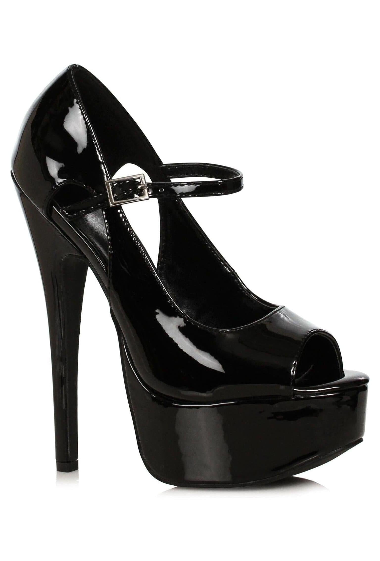 Ellie 652-HALLEY 6.5" Open Toe Pump