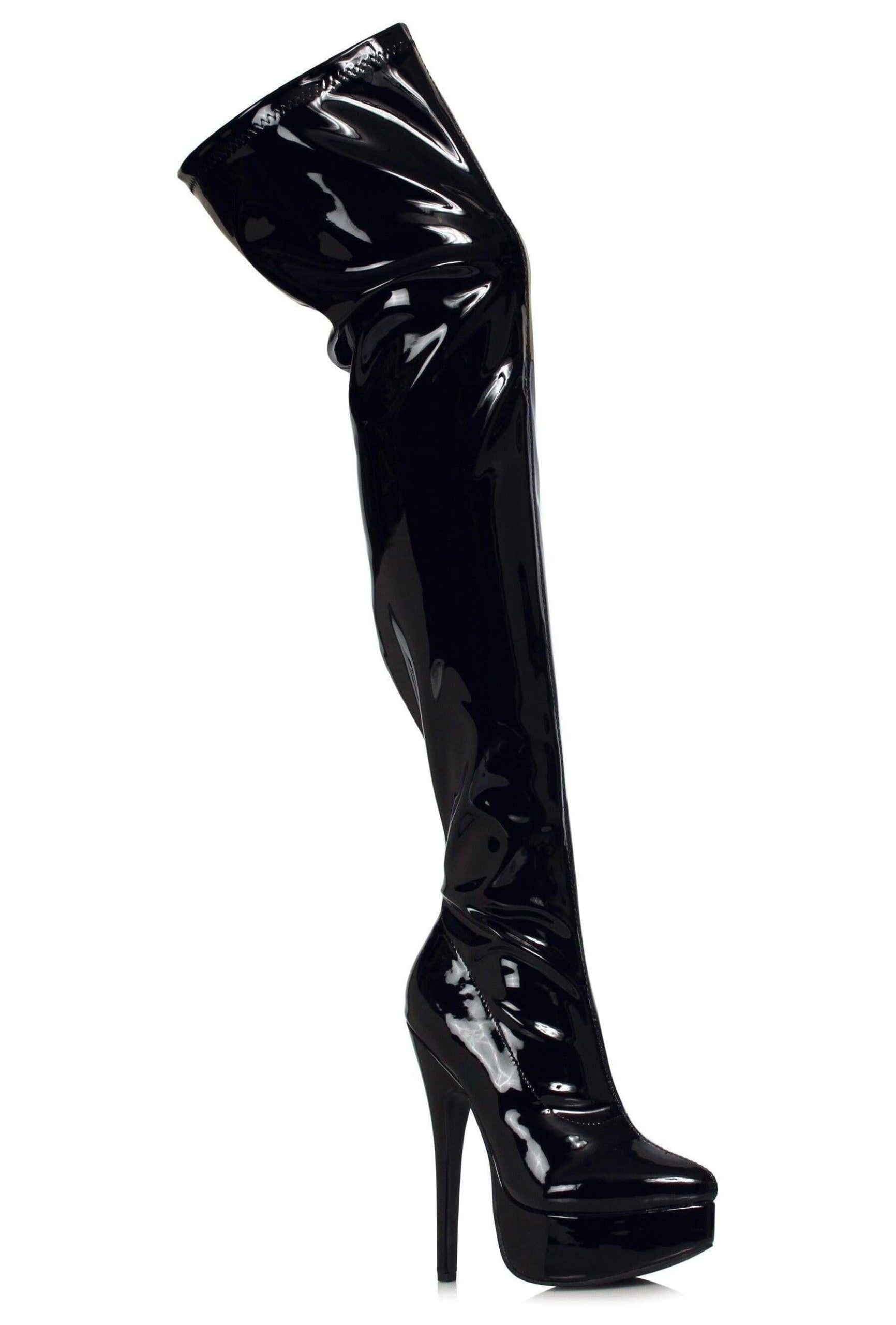 Ellie 652-MISTRESS 6.5" Stretch Thigh High Boot