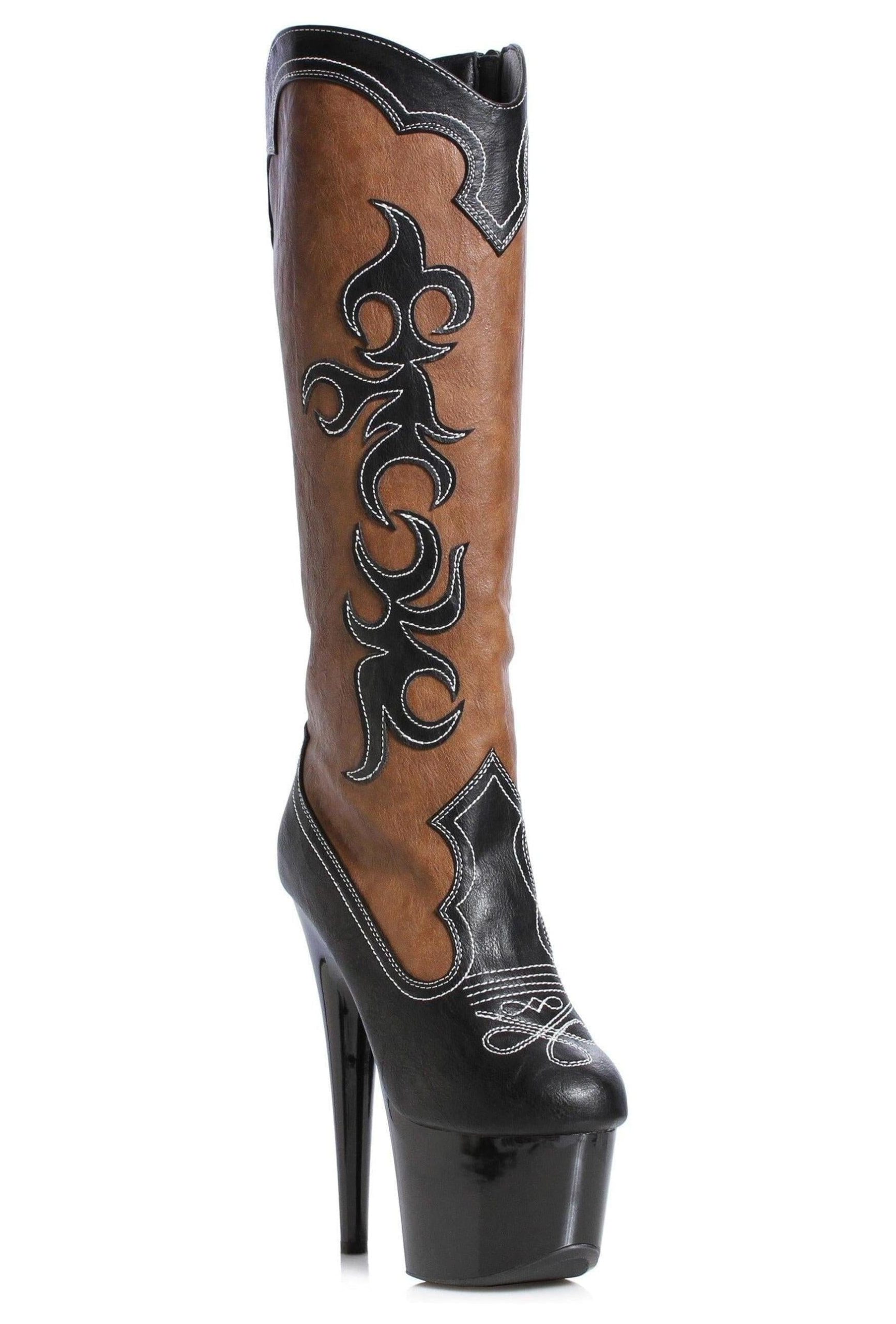 Ellie 709-CHARLIE 7" Cowgirl Knee Boot