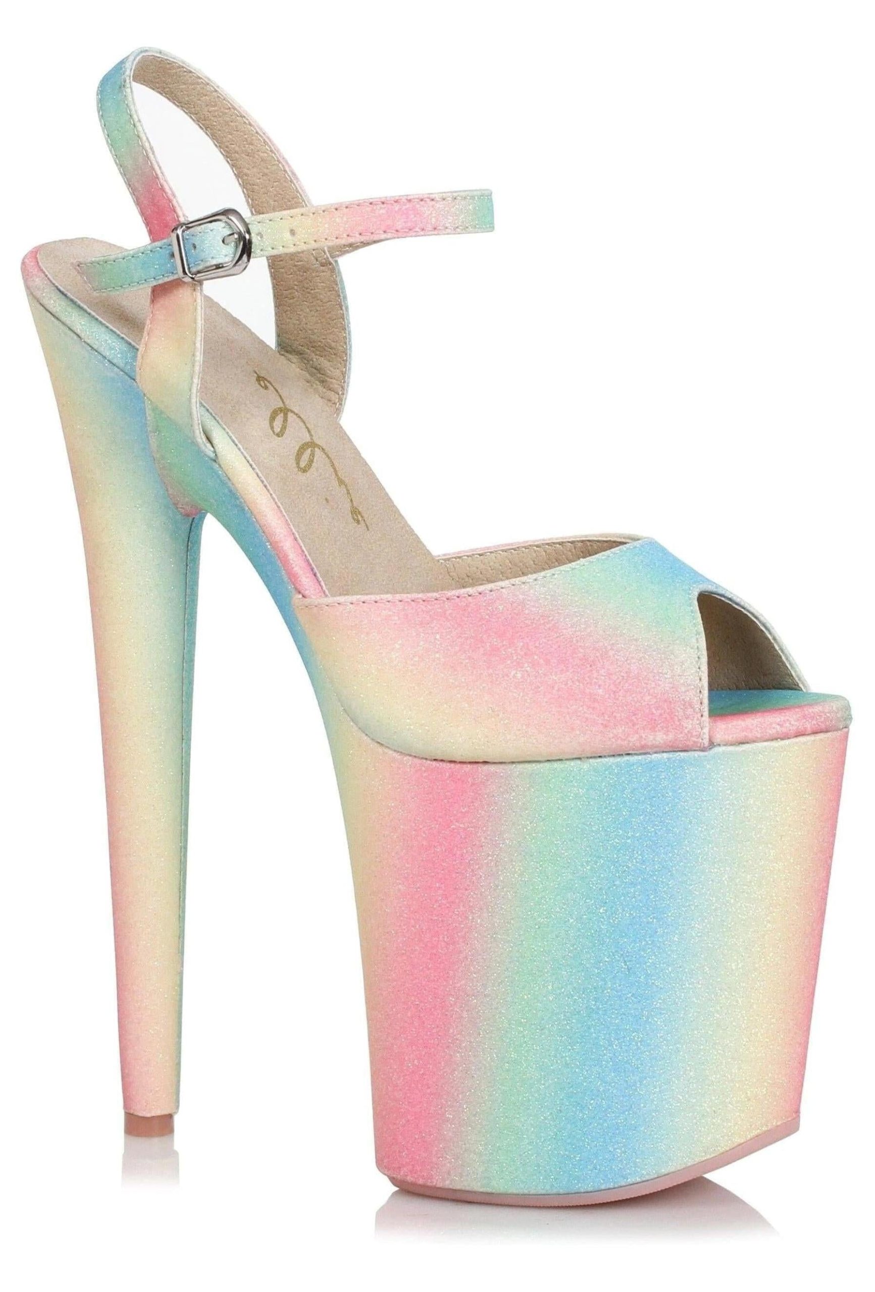 Ellie 850-BUBBLE 8" Multi Sandal