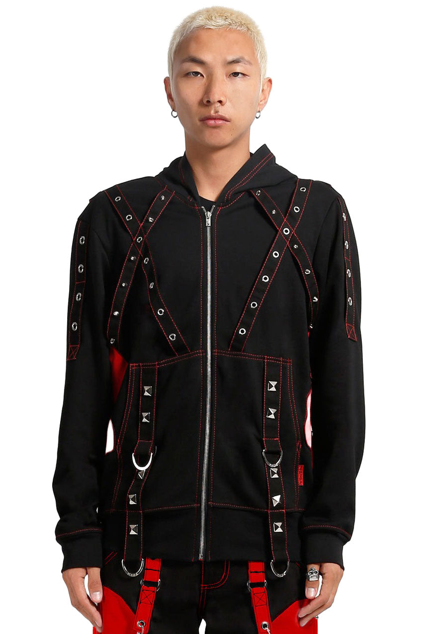 Tripp NYC Scare Hoodie [BLACK/RED]